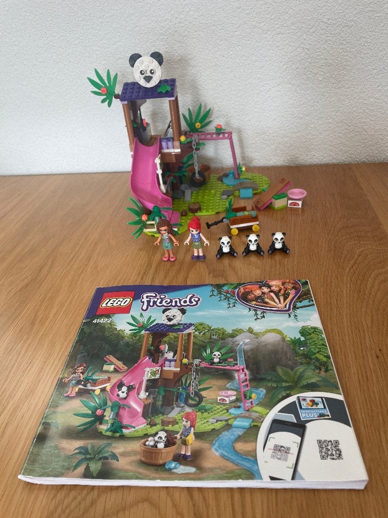 Lego Friends Panda jungle boomhut (41422), Lego, Friends, Ophalen of Verzenden, Zo goed als nieuw