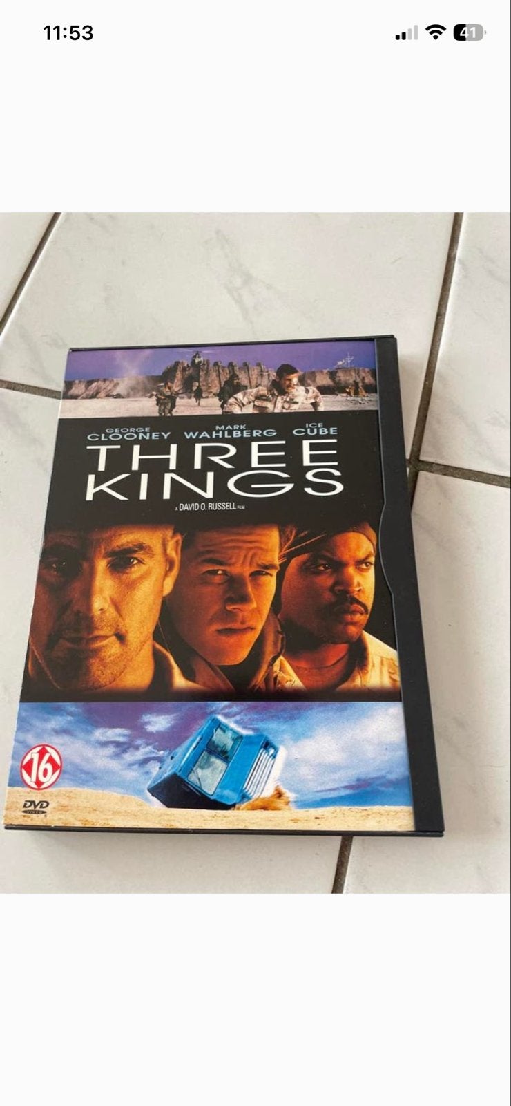 Three Kings DVD - Actiethriller met George Clooney, Vanaf 16 jaar, Ophalen of Verzenden, Gebruikt, Actiethriller