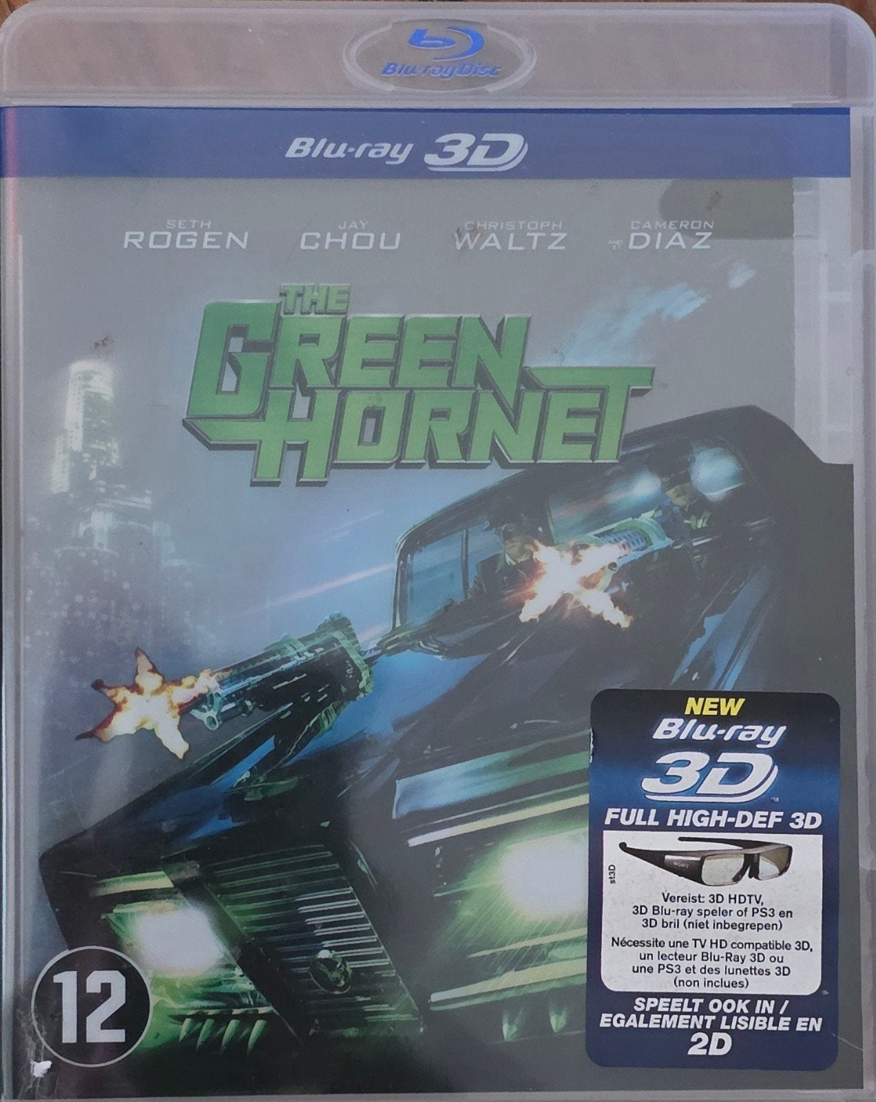 The Green Hornet - Blu-ray 3D (Actie/Avontuur), Engels, Nederlands, Film, Actie