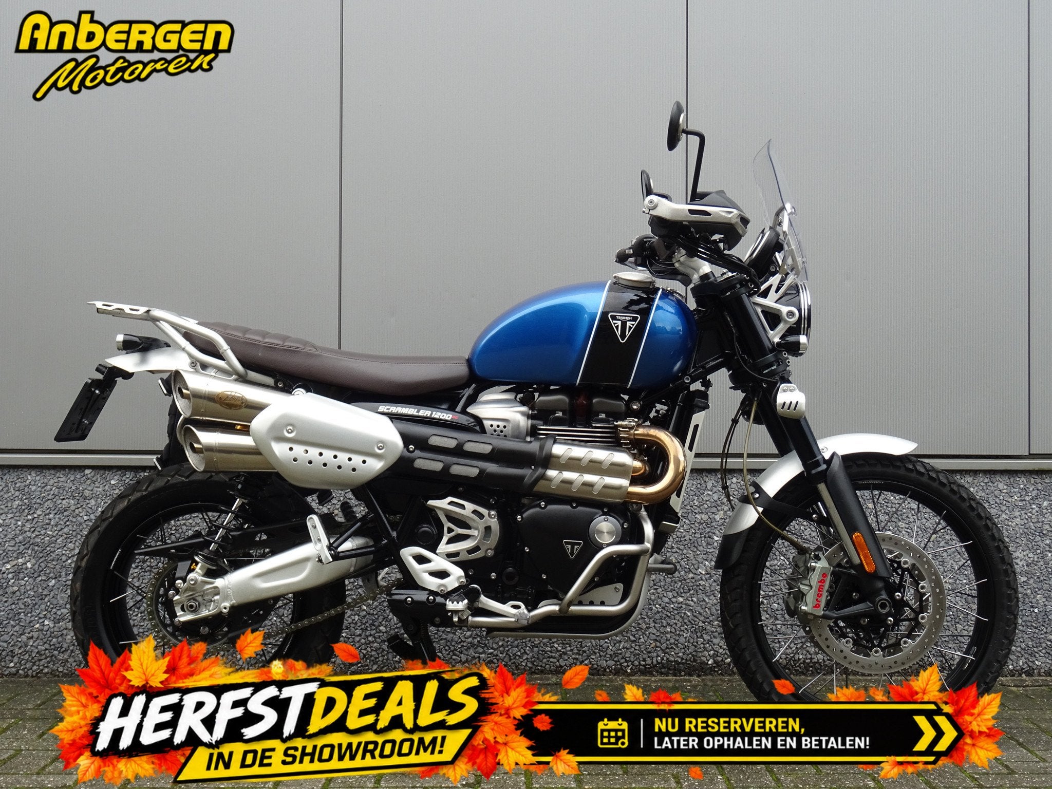 Triumph SCRAMBLER 1200 XC (bj 2022), Toermotor, 1200 cc, Gebruikt, Bedrijf