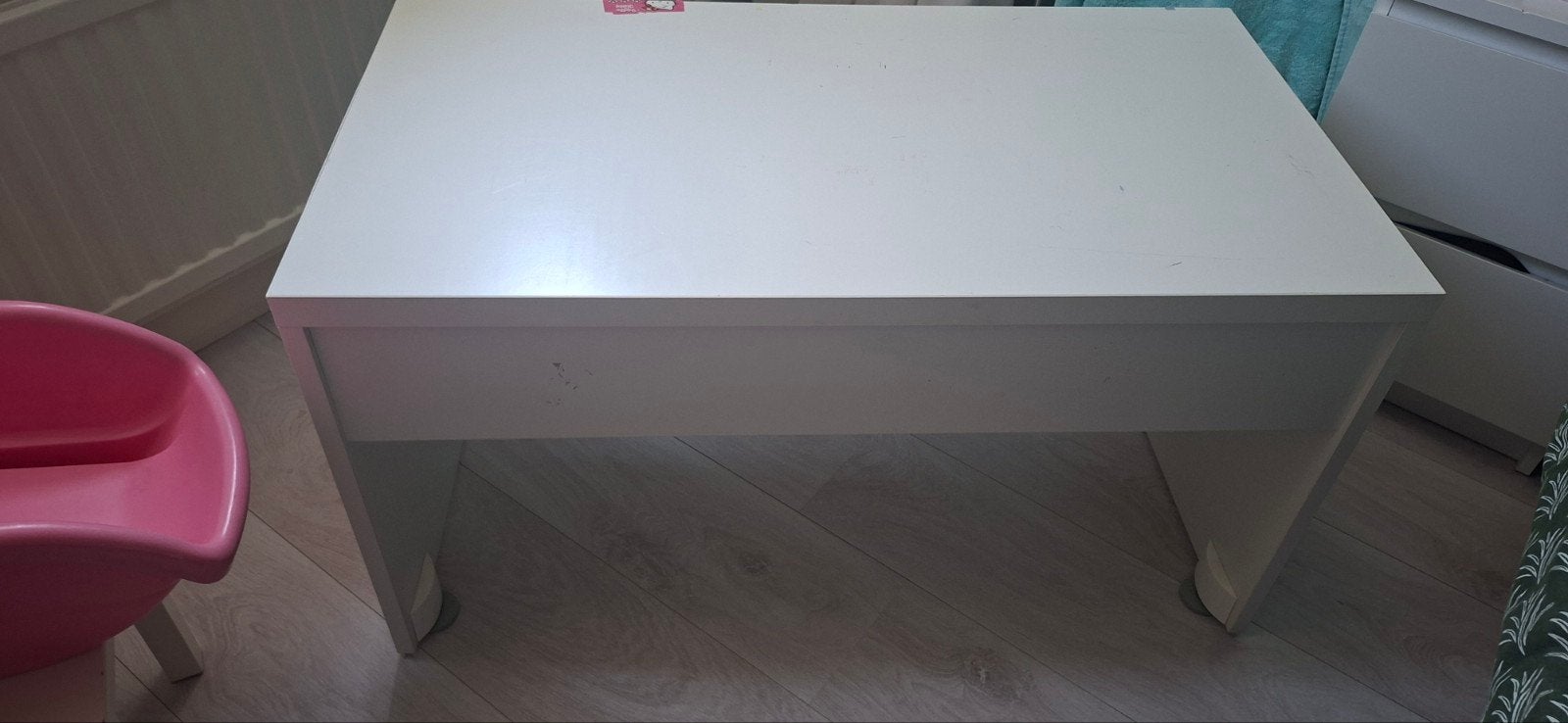 Ikea Stuva kinder opbergtafel wit 90x50x50, Overige materialen, Gebruikt, 50 tot 100 cm, Rechthoekig
