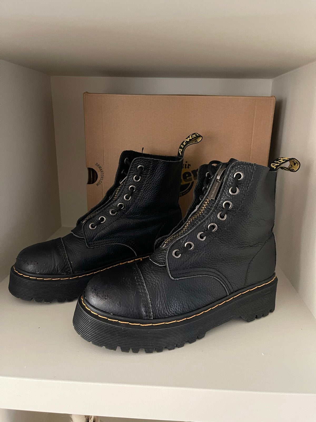 Dr. Martens Sinclair laarzen - Maat 38, Kleding | Dames, Schoenen, Gedragen, Lage of Enkellaarzen, Zwart, Ophalen of Verzenden