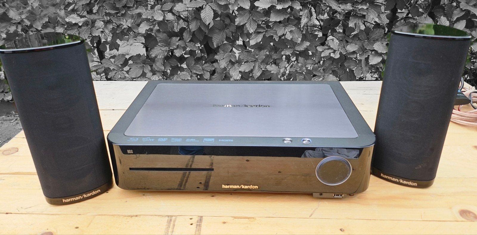 Harman Kardon BDS 2 Blu-ray Disc Systeem met 2.1 speakers, Gebruikt, 2.1-systeem, Blu-ray-speler, Ophalen