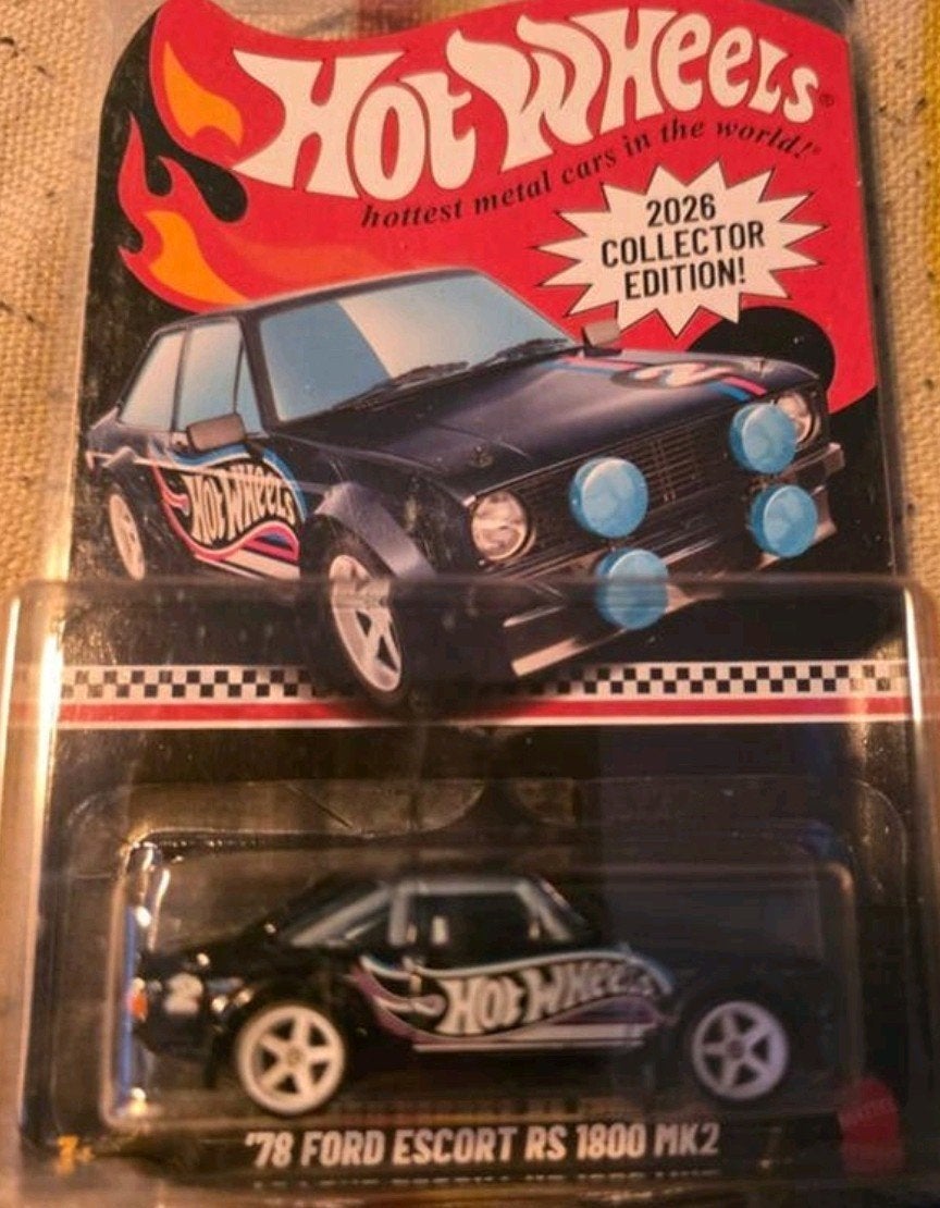 Hot Wheels '78 Ford Escort RS 1800 MK2 Collector Edition, Ophalen of Verzenden, Matel, Onbekend, Onbekend
