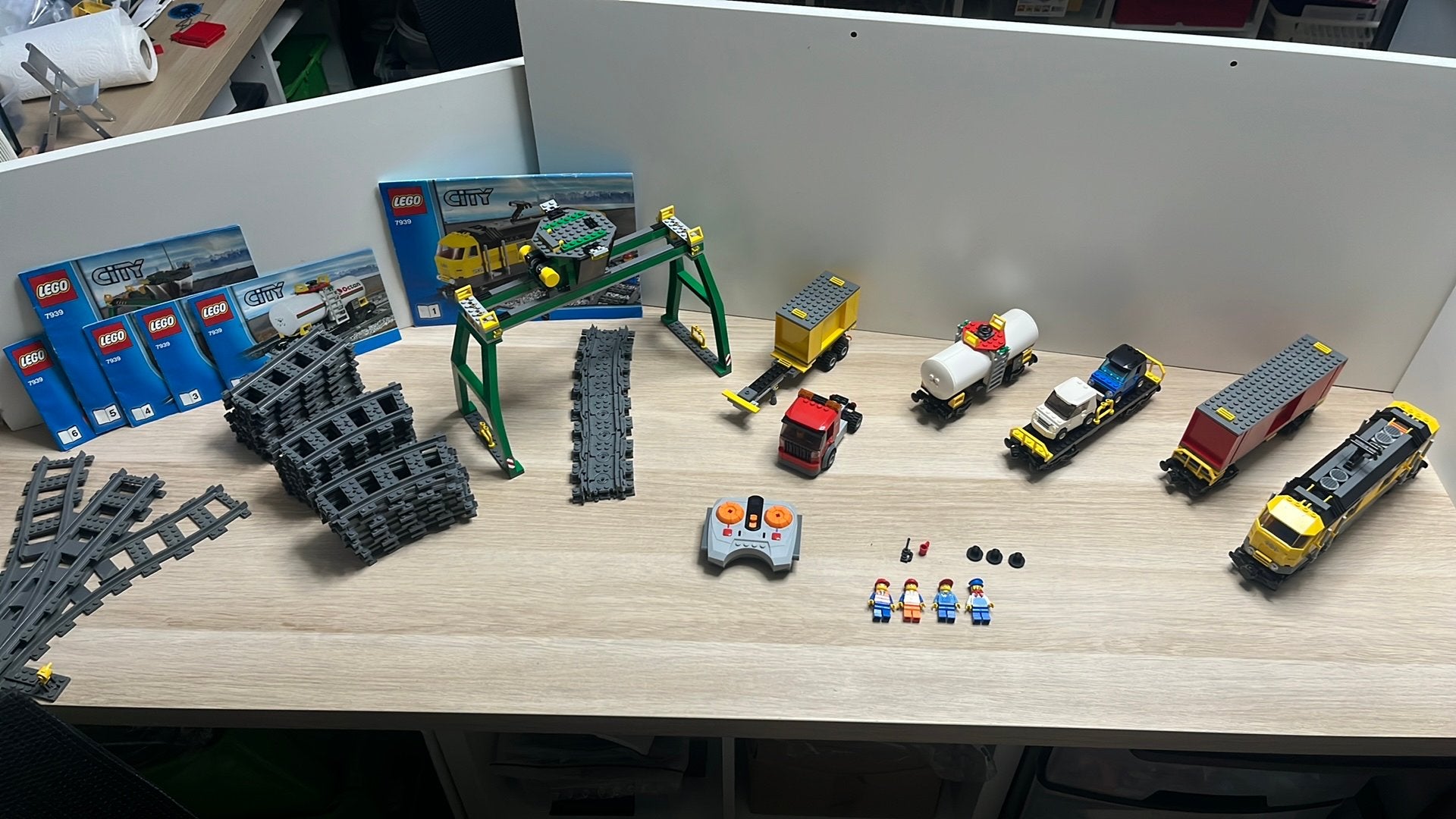 Lego city trein 7939 Cargo Train, Lego, Compleet, Ophalen of Verzenden, Complete set