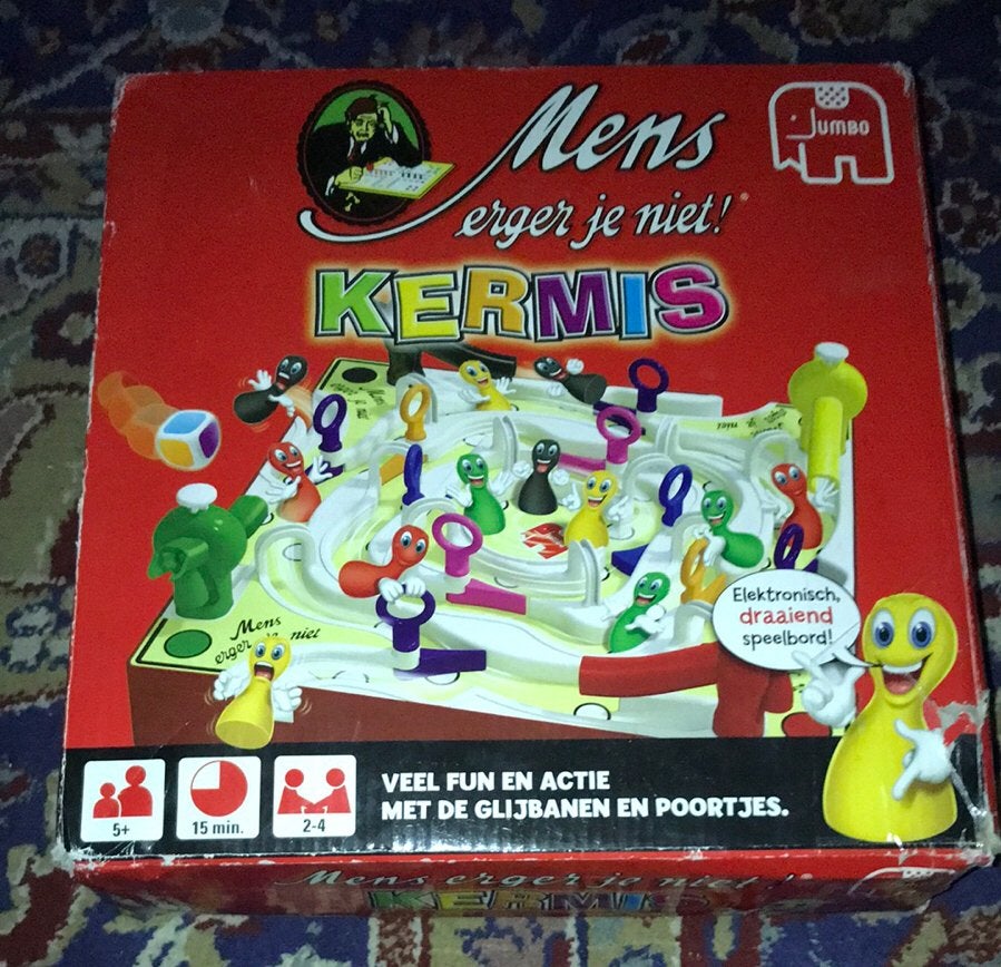 Mens Erger Je Niet Kermis, Hobby en Vrije tijd, Ophalen of Verzenden, Zo goed als nieuw