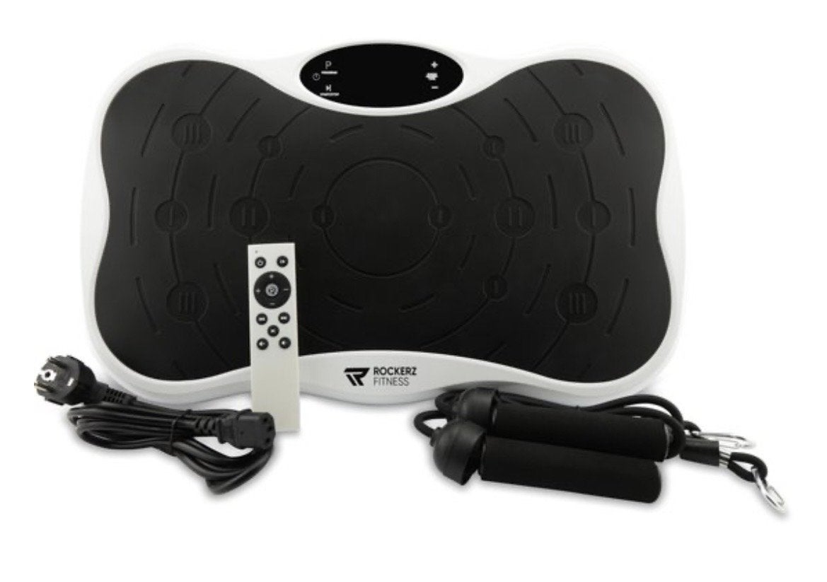 Nieuwe Rockerz Trilplaat - Fitness met Bluetooth & Accessoir, Kunststof, Trilplaat, Ophalen of Verzenden, Armen