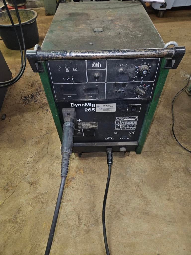 Migatronic DynaMig 265 CO2/MAG Lasapparaat 380V Luchtgekoeld, Ophalen of Verzenden, Gebruikt, 250 ampère of meer, Co2