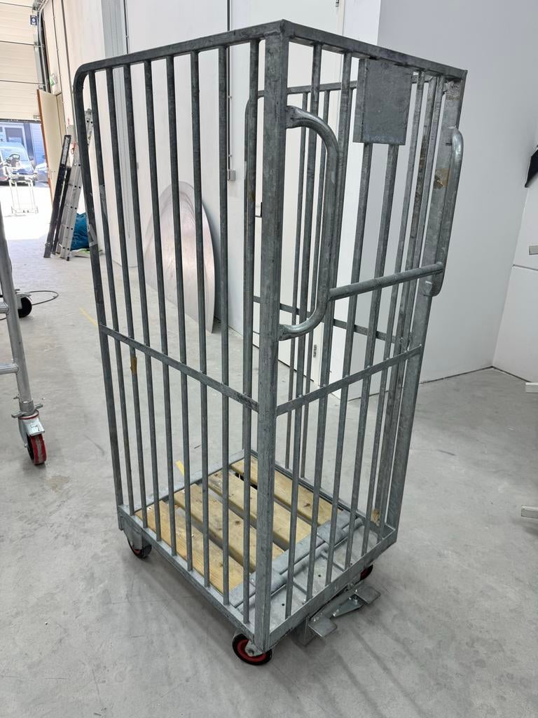 Robuuste transportkooi op wielen 2 stuks -, Doe-het-zelf en Verbouw, Transportwagens, Ophalen, Xx, Transportkar, Xx