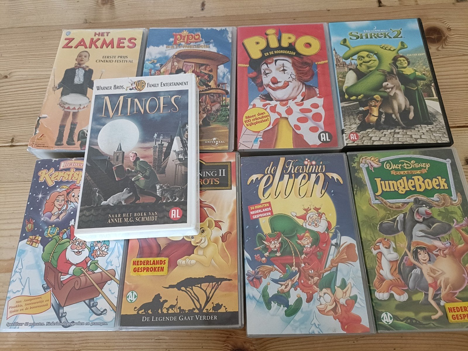 gratis op te halen, Diverse VHS en DVD Collectie: Kinderfilm, Ophalen, Nederlands ondertiteld, Gebruikt, Alle leeftijden