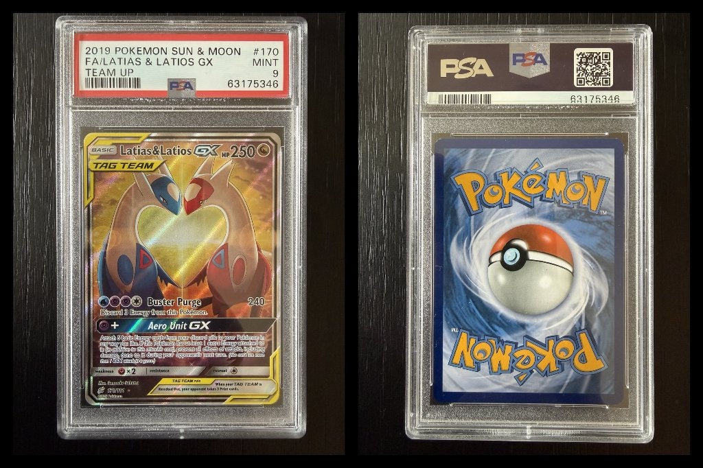 Latias & Latios GX TEU 170 PSA 9, Ophalen of Verzenden, Zo goed als nieuw, Losse kaart