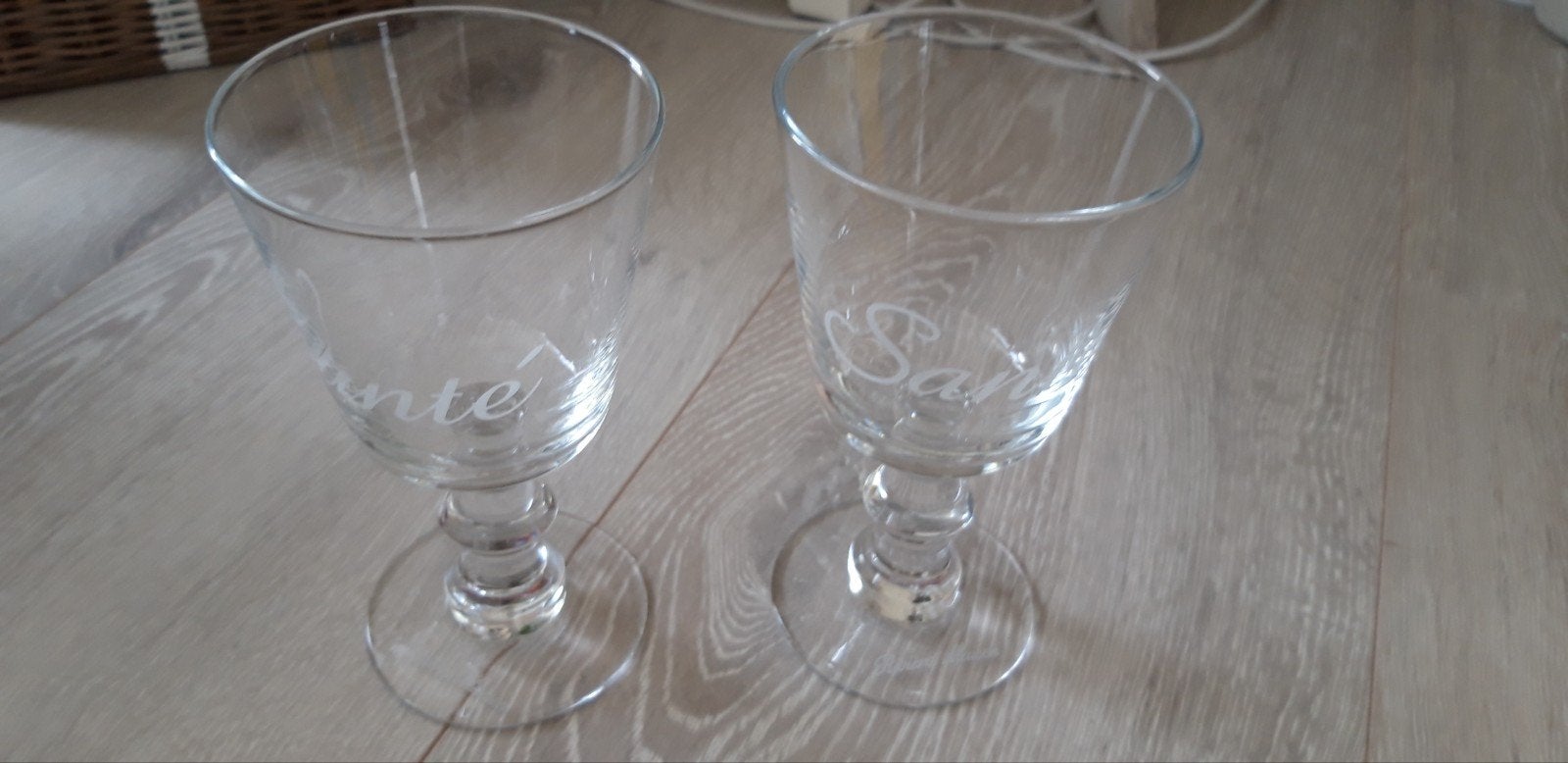 Riviera Maison 2 santé glazen, Verzamelen, Ophalen of Verzenden, Zo goed als nieuw, Overige typen