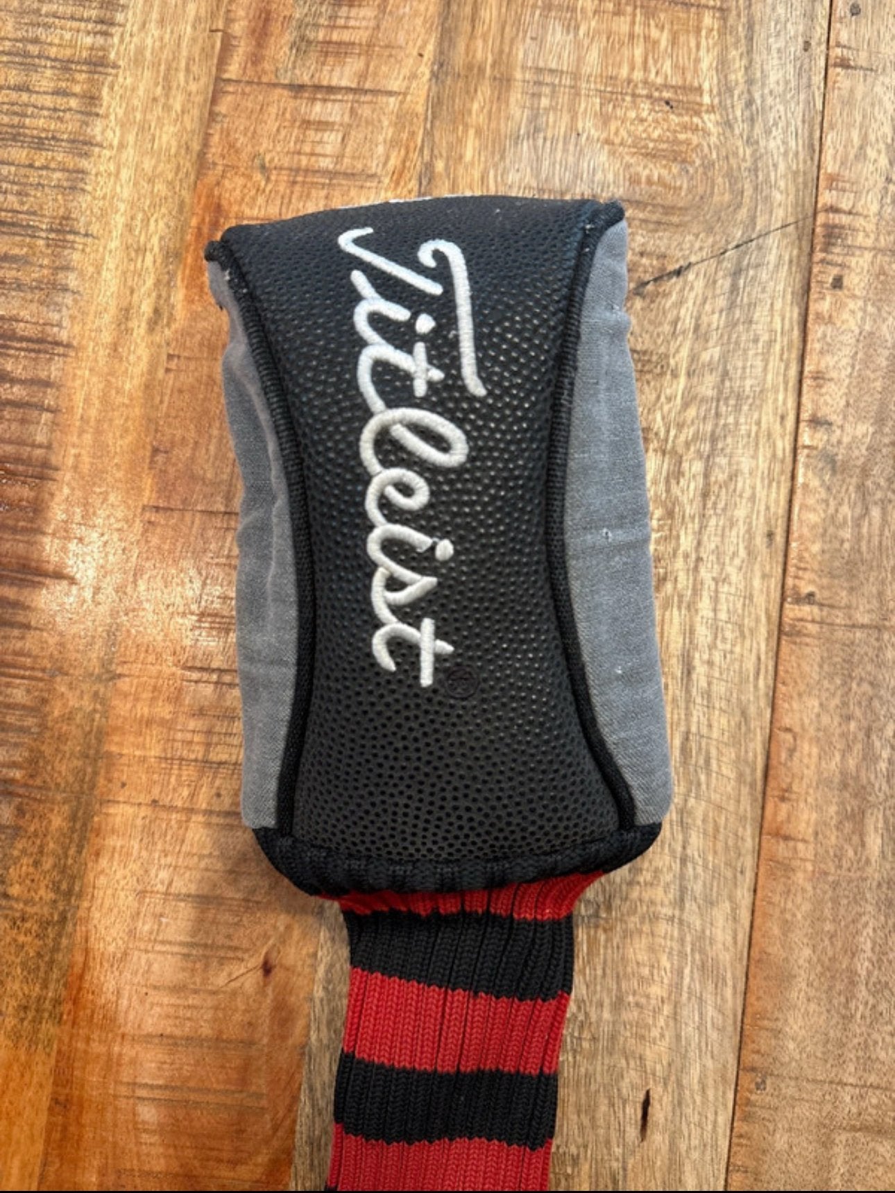 Titleist Golf Headcover – Zwart/Rood, Ophalen of Verzenden, Zo goed als nieuw, Overige typen, Overige merken