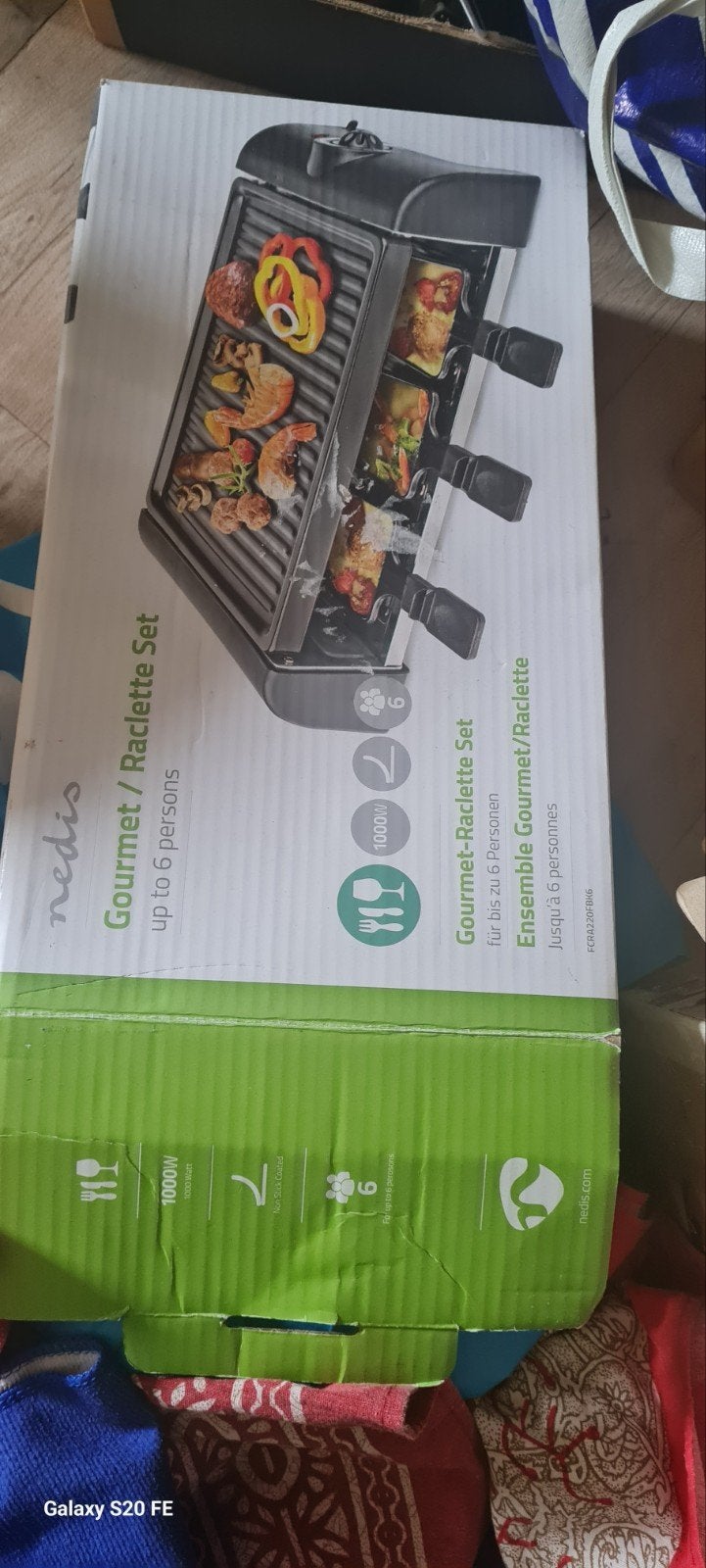 1 gourmetten voor 6 personen, Ophalen of Verzenden, Gebruikt, 4 t/m 7 personen