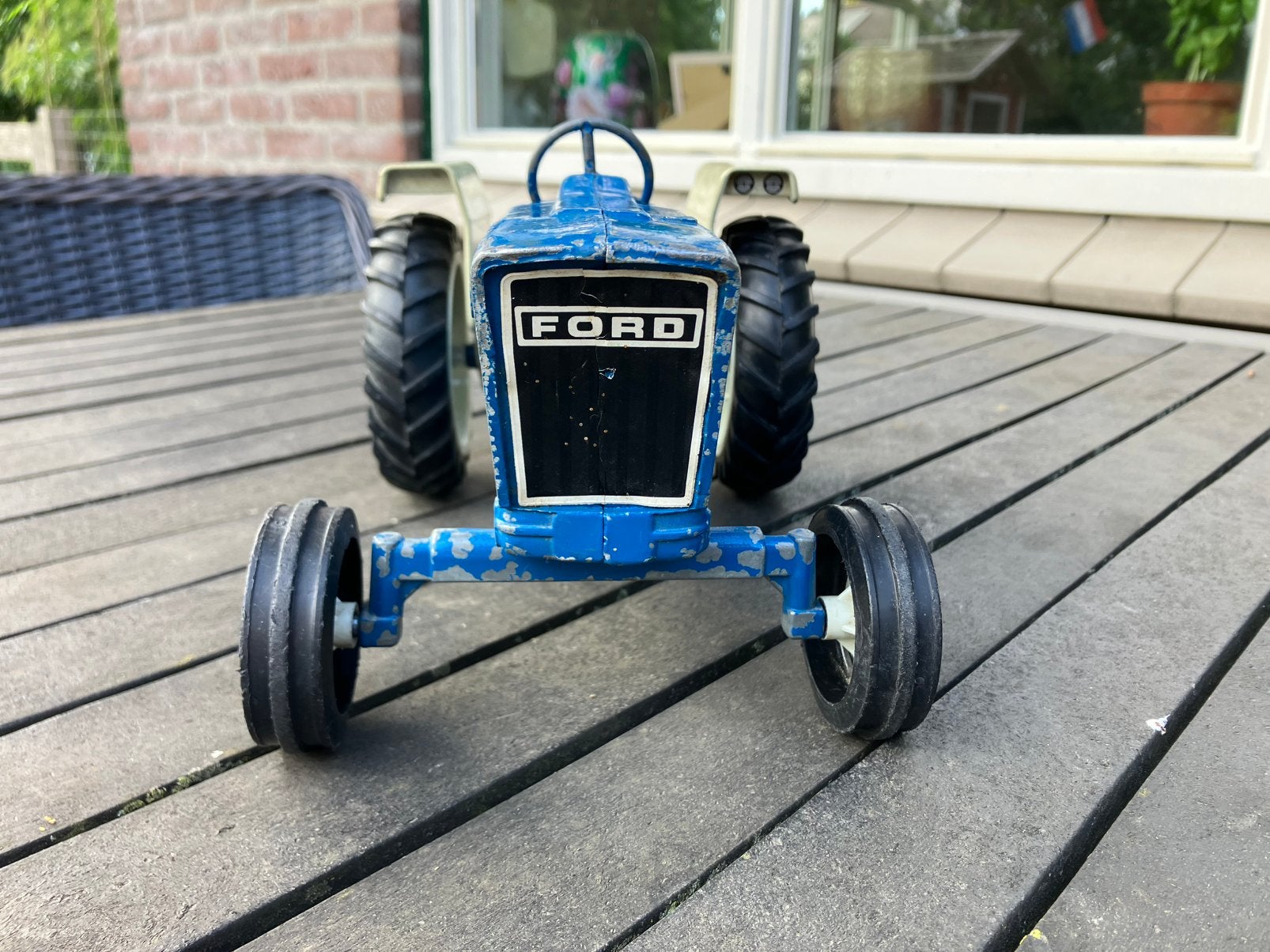 Ertl Ford 4600 tractor 1:16, Overige merken, Gebruikt, Ophalen of Verzenden, Groter dan 1:32