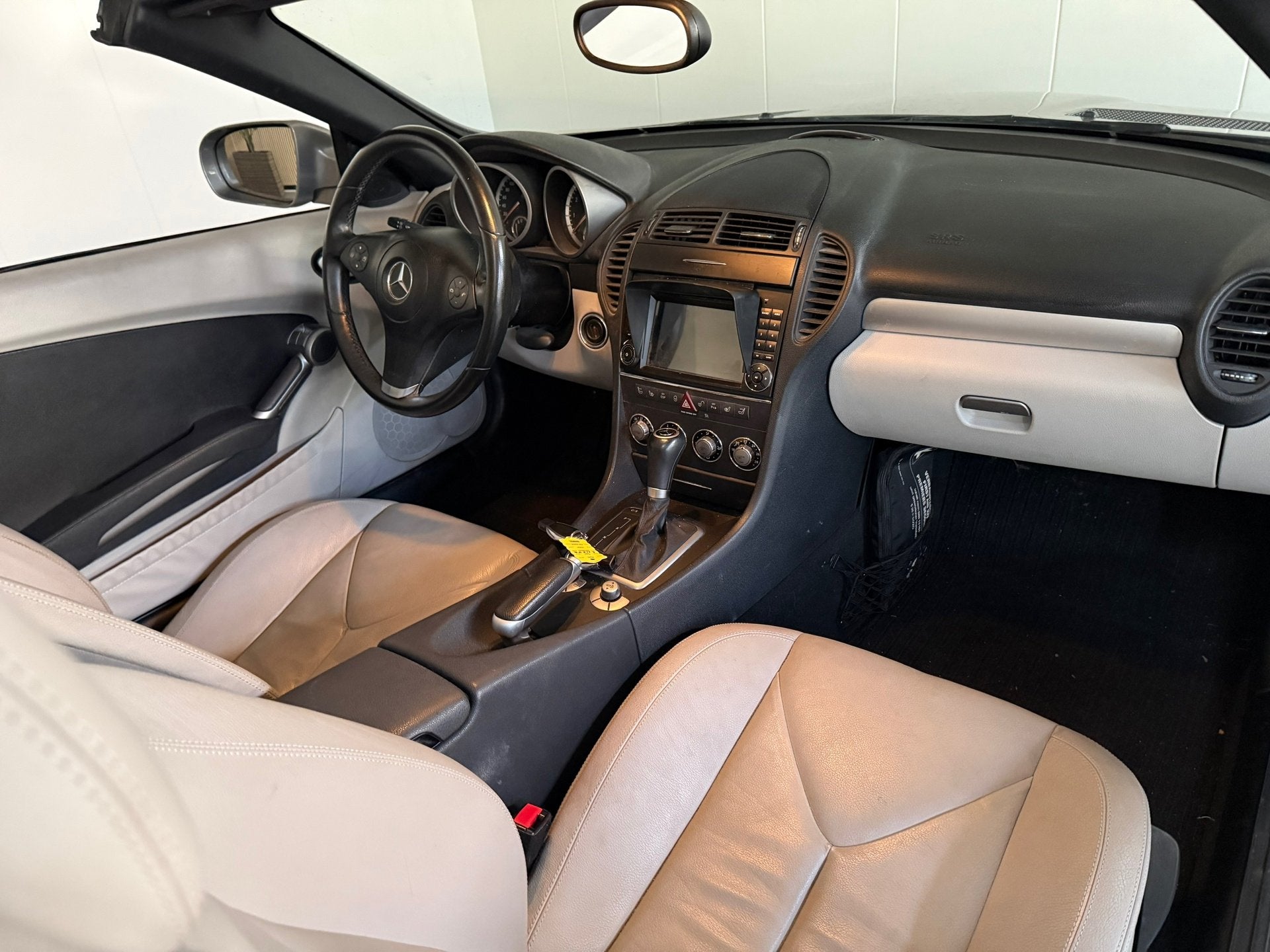 Mercedes-Benz SLK-klasse 200 K. Airco, Carplay/navigatie, Le, Auto's, Achterwielaandrijving, Gebruikt, 4 cilinders, Cabriolet