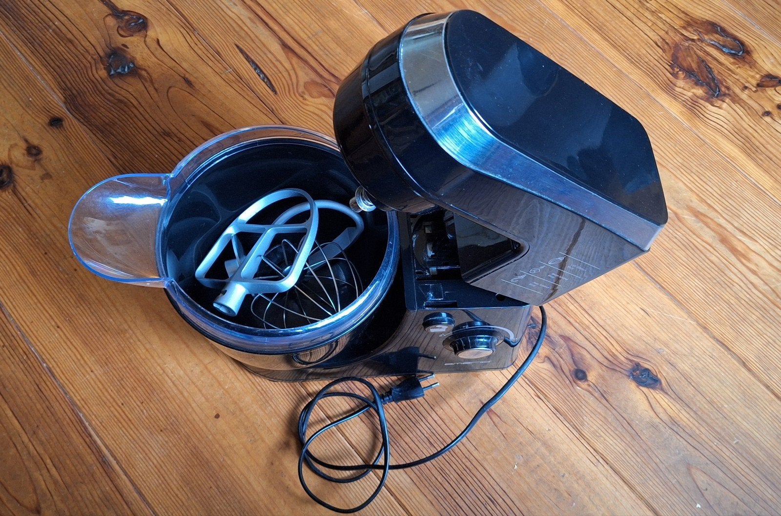 Emerio mixer, kneedmachine, deegmachine, keukenmachine., Ophalen, Zo goed als nieuw, Zwart