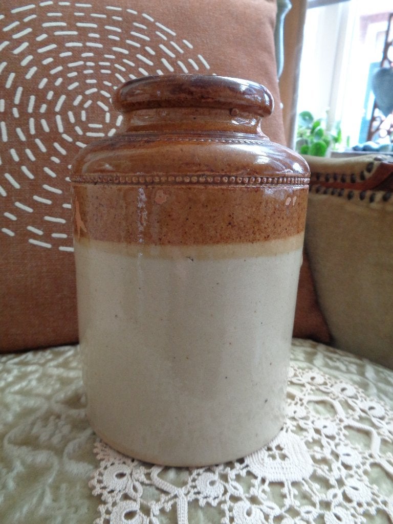 Brocante Grote Grespot ** Mimosa **, Antiek en Kunst, Antiek | Servies los, Ophalen of Verzenden