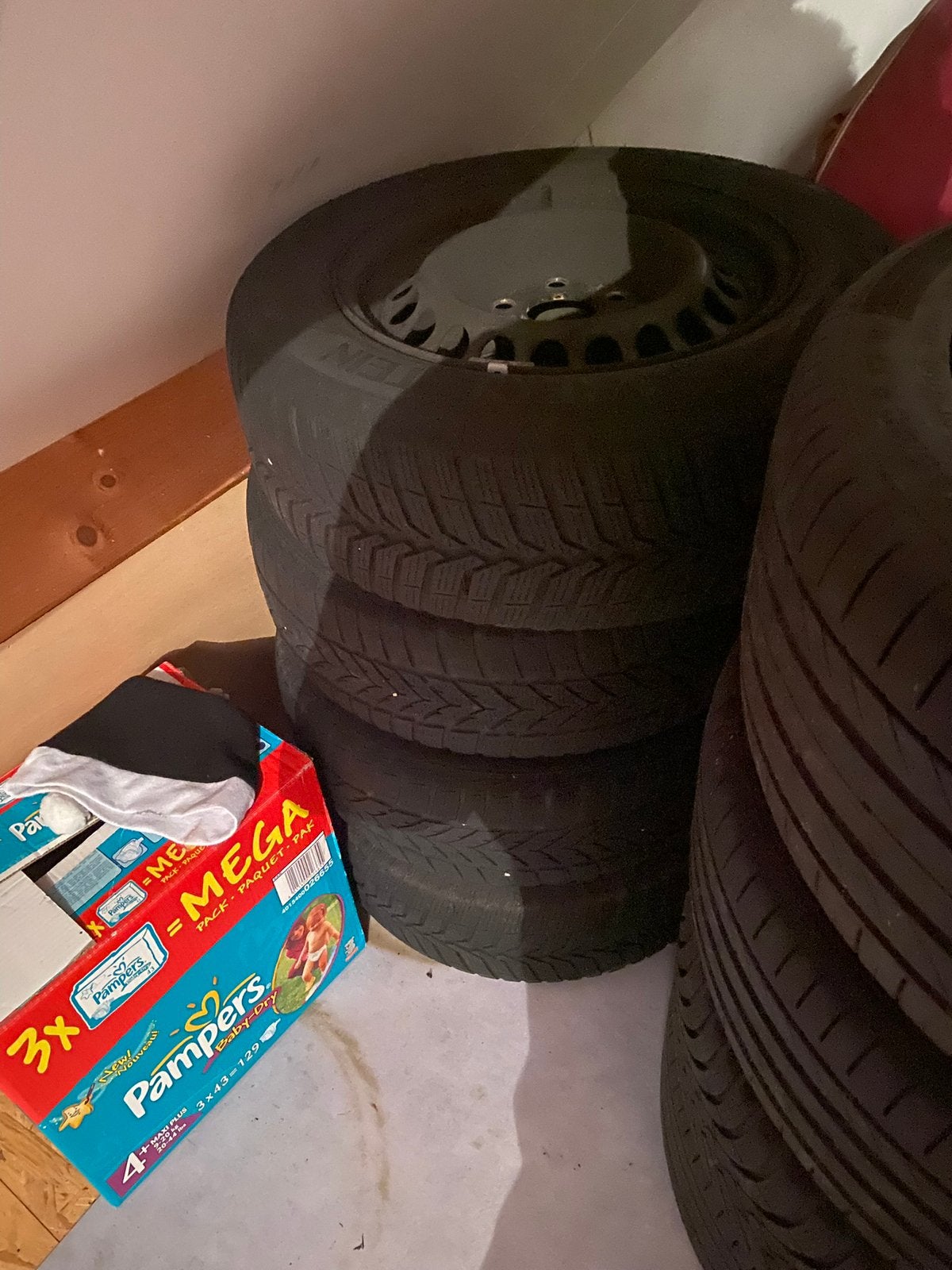 Gratis af te halen  band plus velg mercedes c klasse, Ophalen, Gebruikt