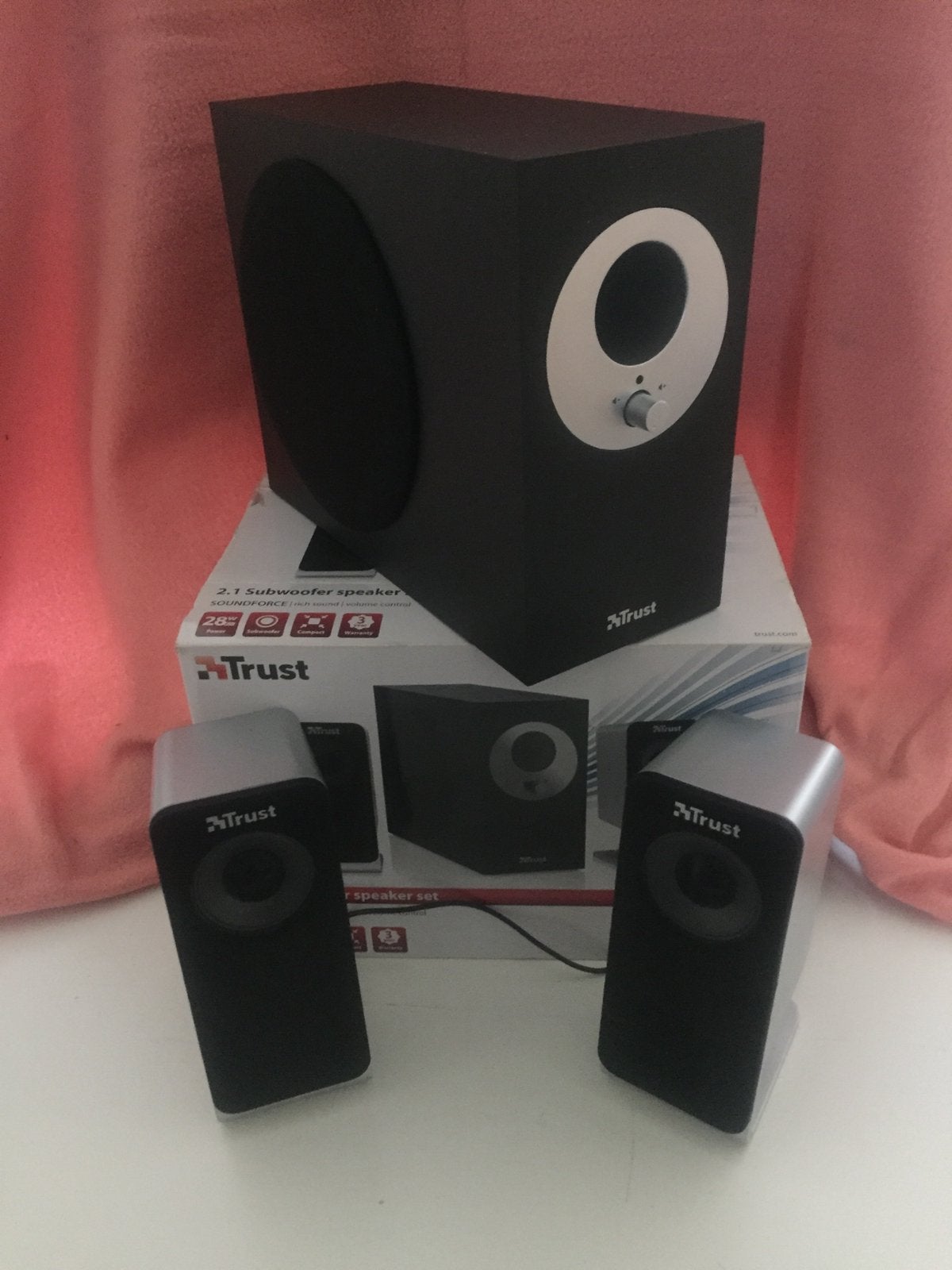 Subwoofer Speaker set, Computers en Software, Pc speakers, Verzenden, Zo goed als nieuw