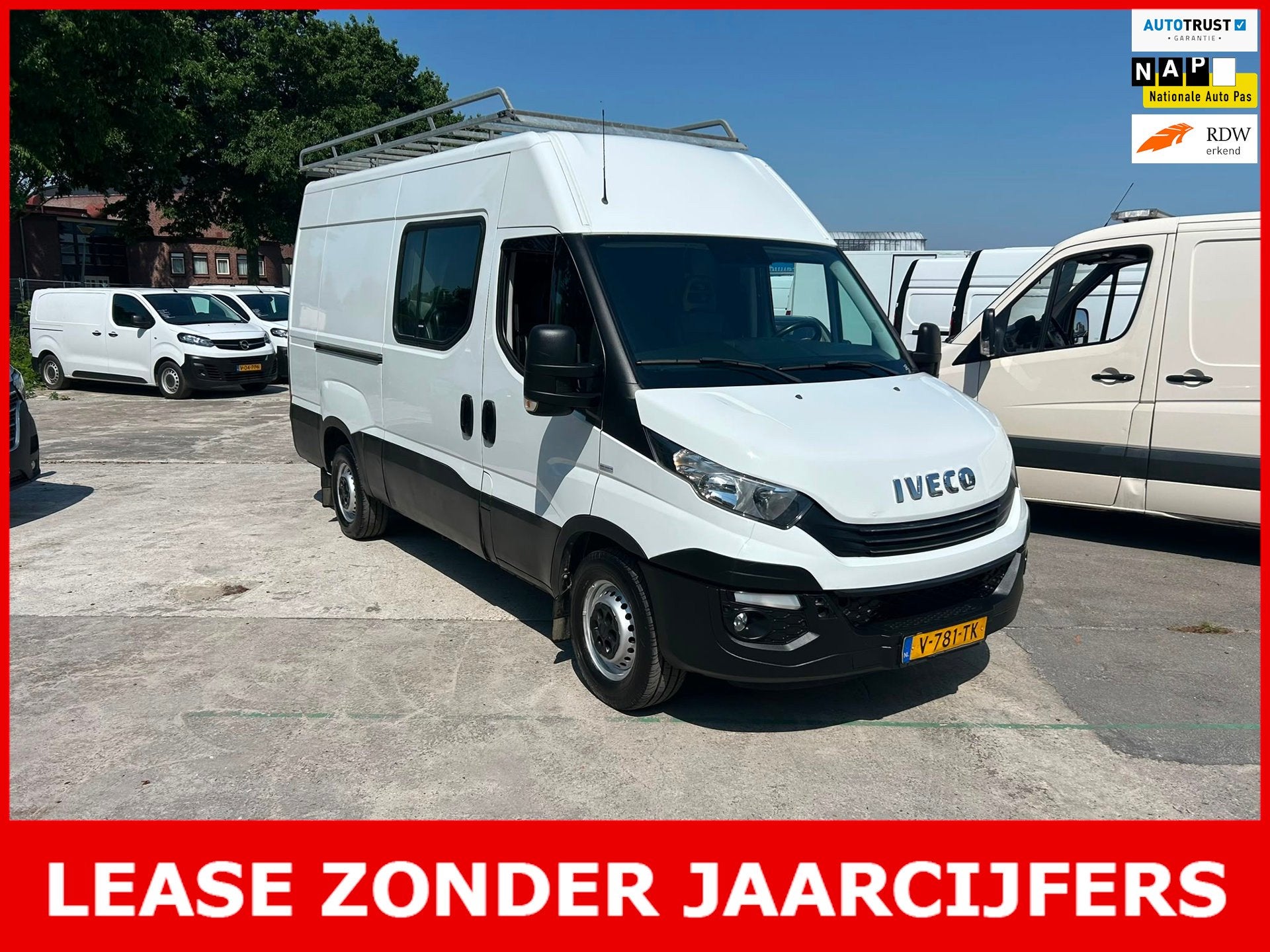 Iveco Daily 35S18V 3.0 352 H3 L dubb/cab/180/pk/euro/6, Auto's, Automaat, Gebruikt, 4 cilinders, Iveco