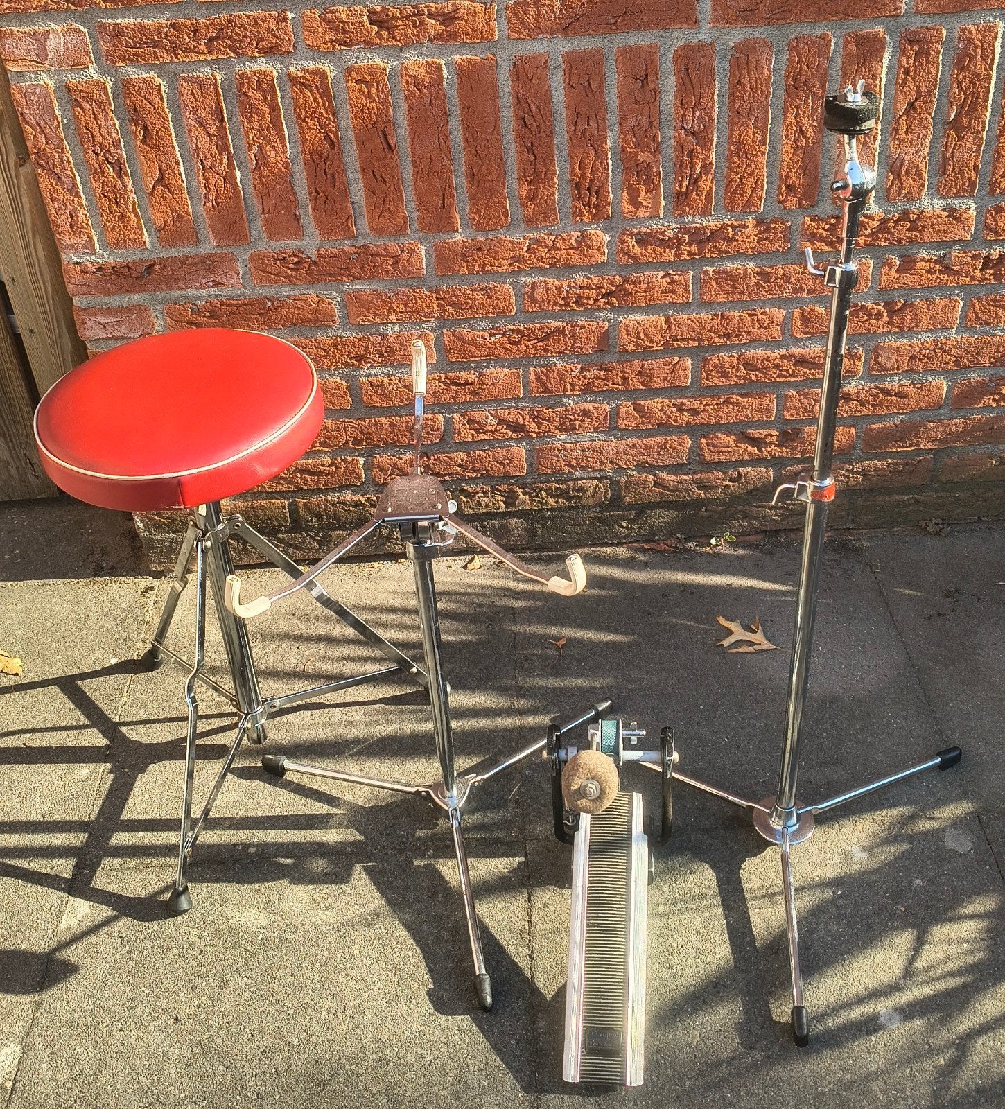 Vintage Olympic by Premier drum hardware flushbase, Muziek en Instrumenten, Ophalen of Verzenden, Gebruikt, Premier
