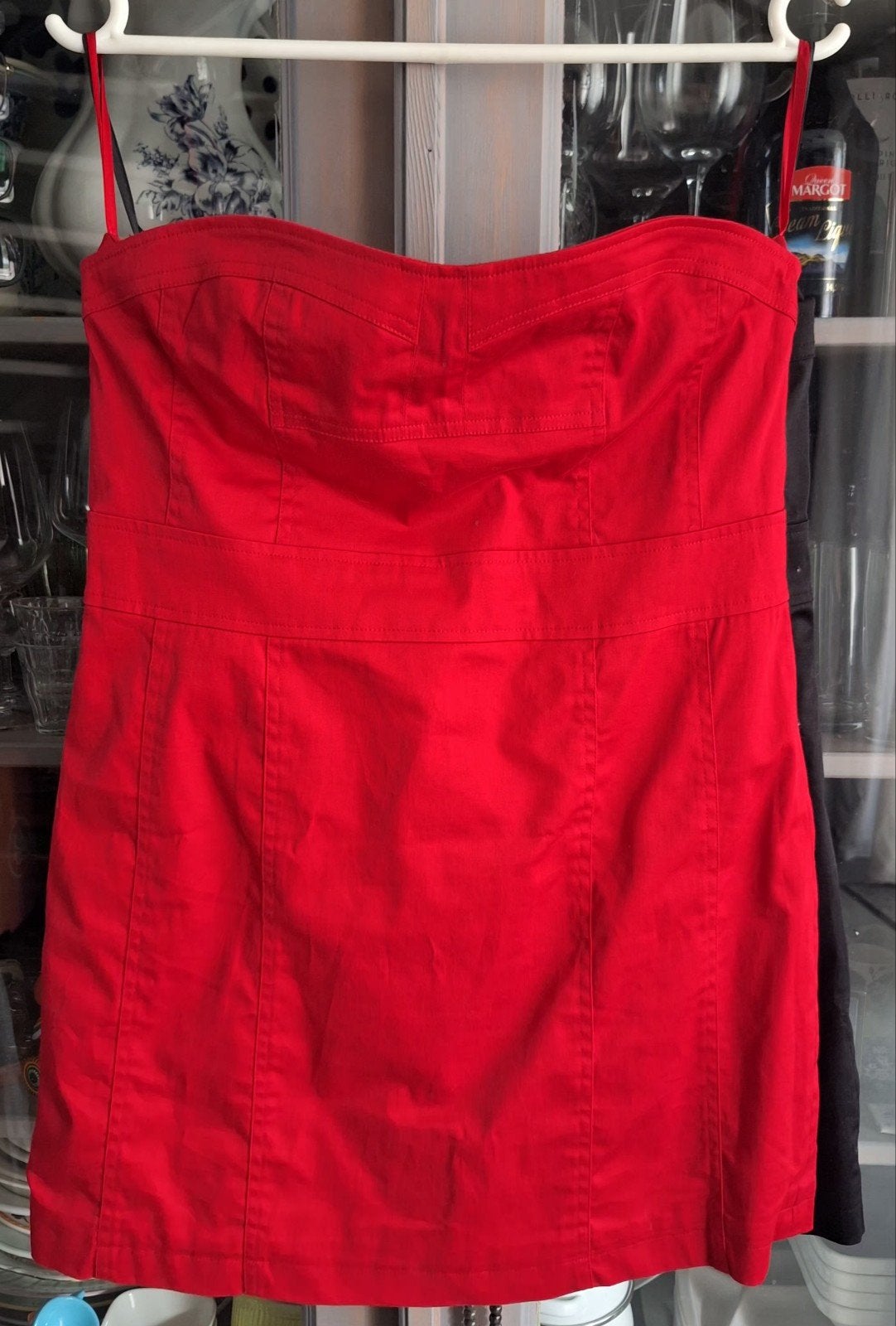 2 x minijurk of tuniek rood+zwart, Ophalen of Verzenden