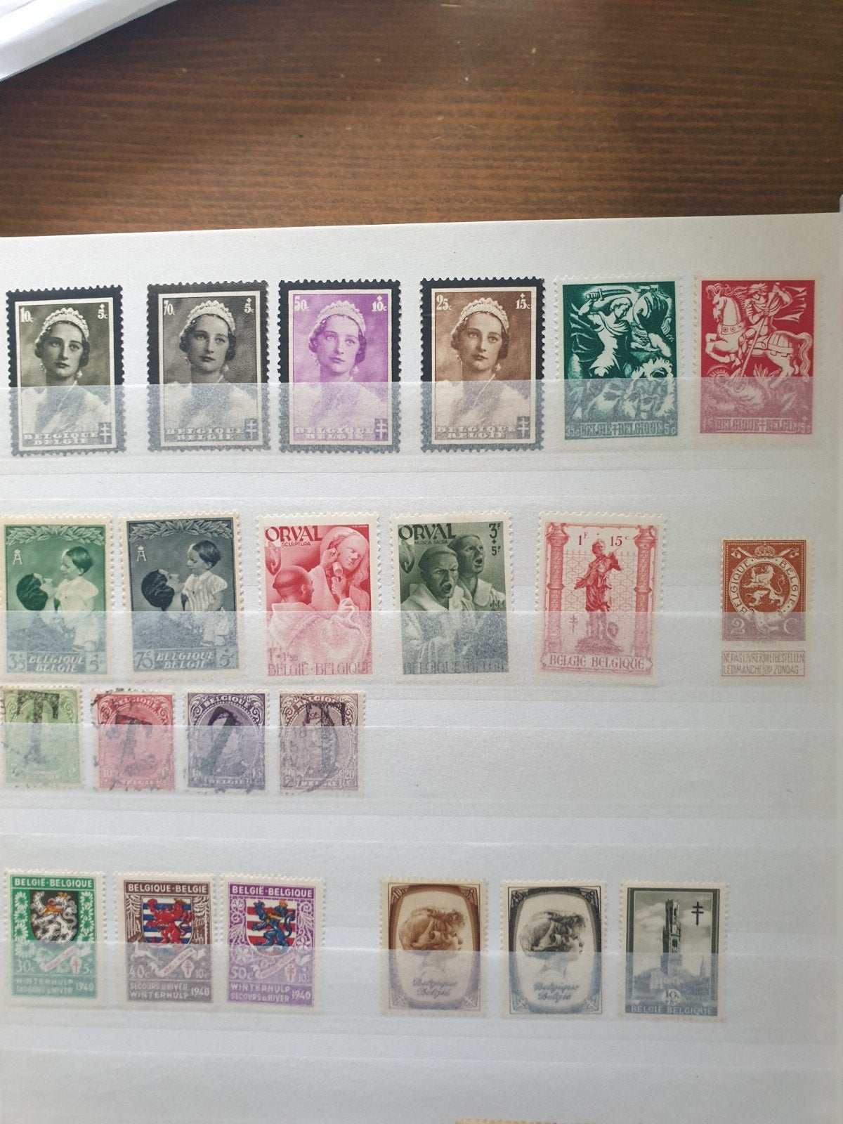 België oude verzameling postzegels, Ophalen of Verzenden