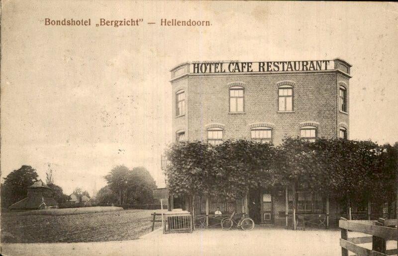 Hellendoorn - Bondshotel Bergzicht, Ophalen of Verzenden, 1920 tot 1940, Gelopen, Overijssel