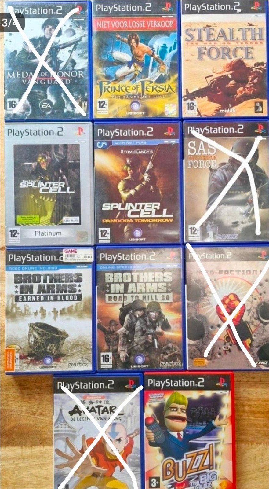 Grote collectie PlayStation 2 games - €2 per stuk, 3 spelers of meer, Ophalen of Verzenden, Vanaf 3 jaar