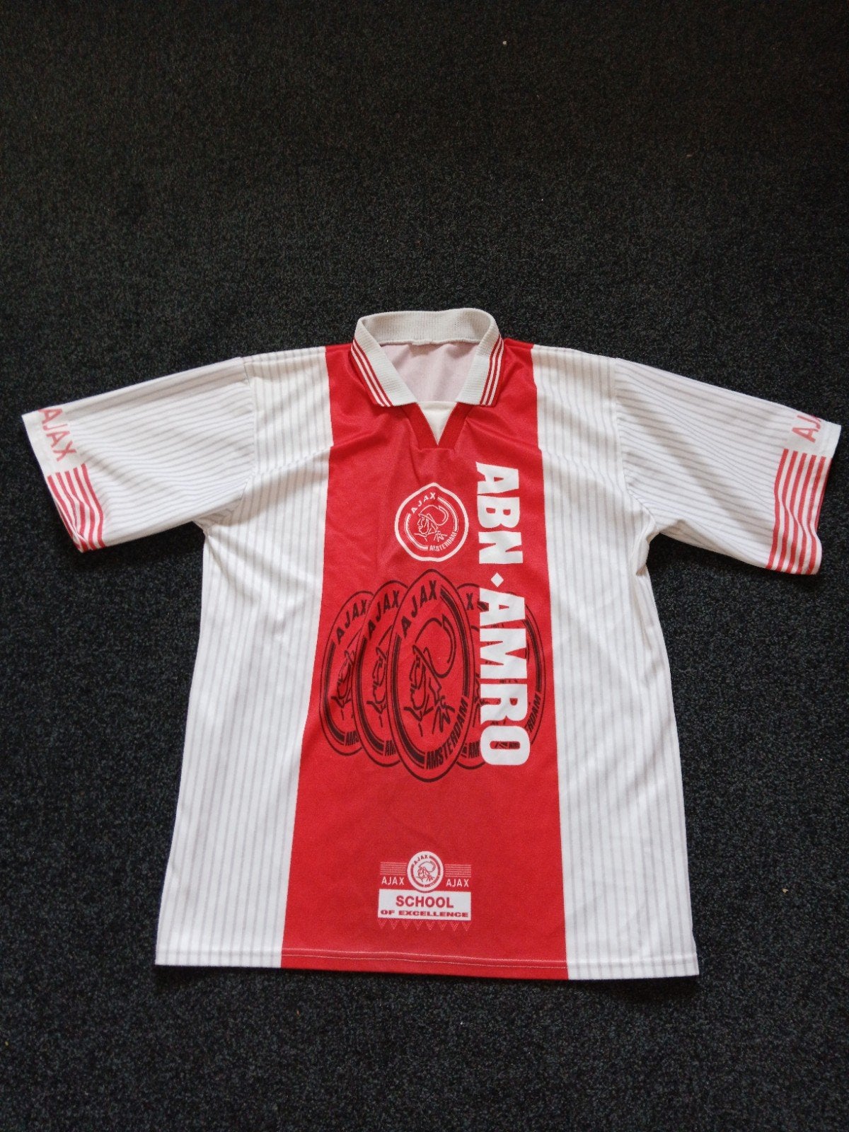 Vintage Ajax Litmanen Thuisshirt - Maat M, Maat 48/50 (M), Ophalen of Verzenden, Ajax, Gedragen