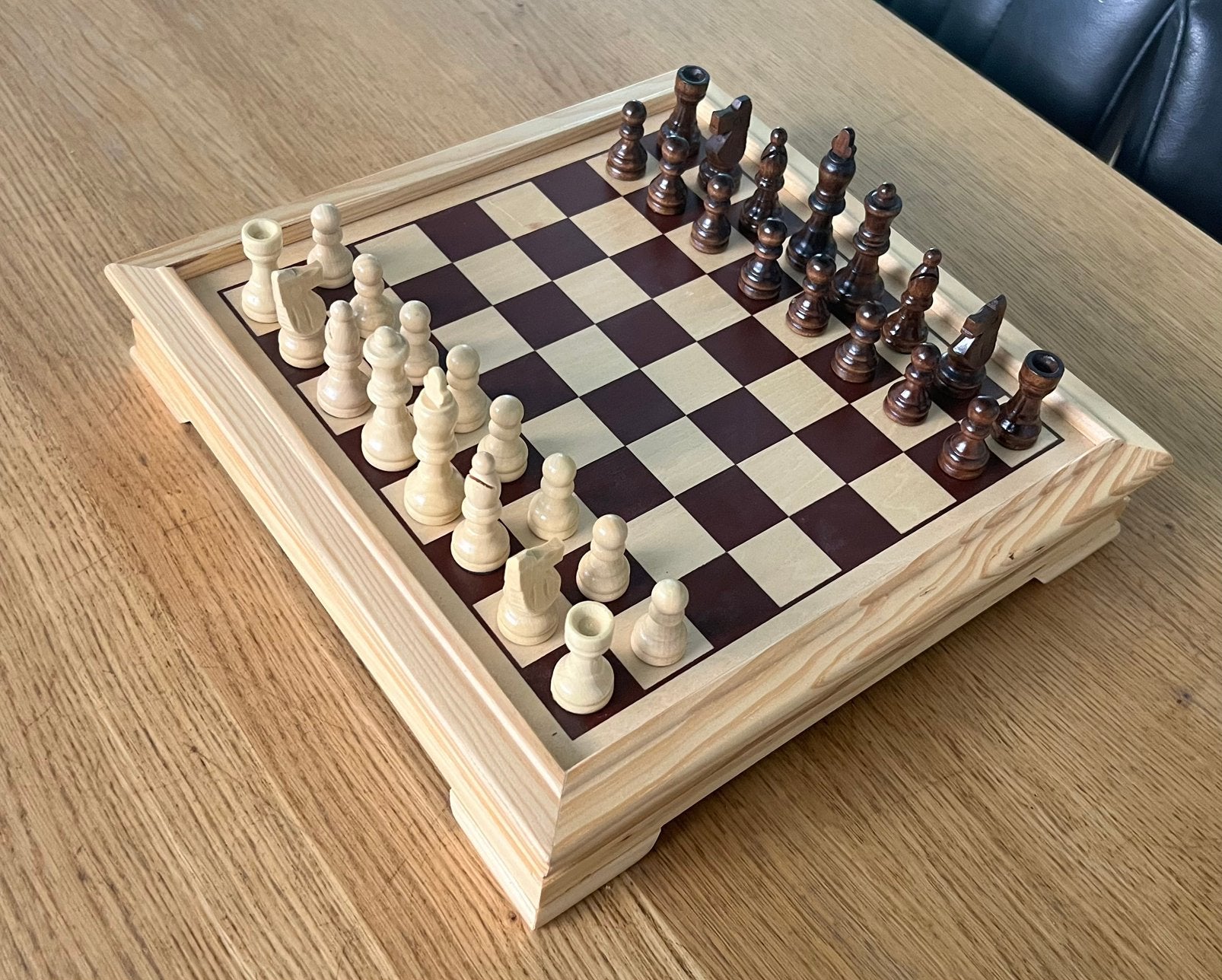 Spellendoos met klassieke spellen, Ophalen, Zo goed als nieuw