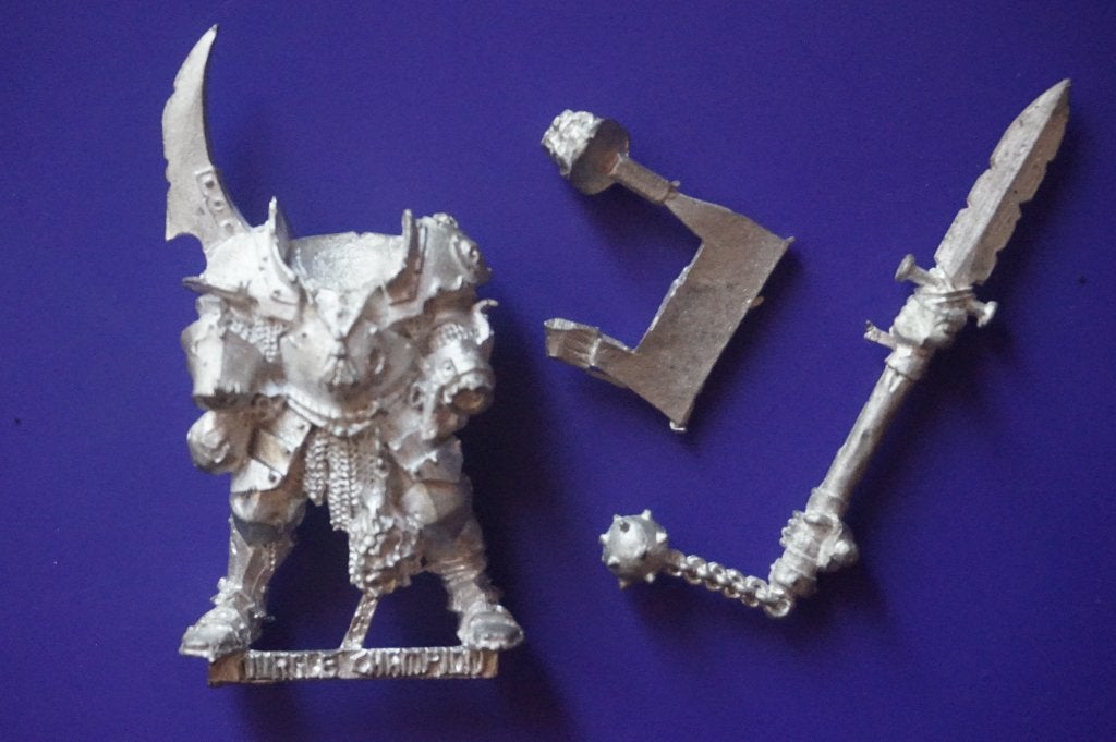 Chaos Champion of Nurgle, Hobby en Vrije tijd, Verzenden, Zo goed als nieuw, Warhammer, Figuurtje(s)