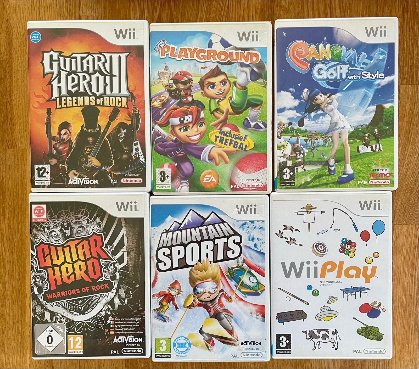 Wii Games Bundel - Guitar Hero, Mario Party, Sport & Meer, Gebruikt, Overige genres, Eén computer, Ophalen of Verzenden