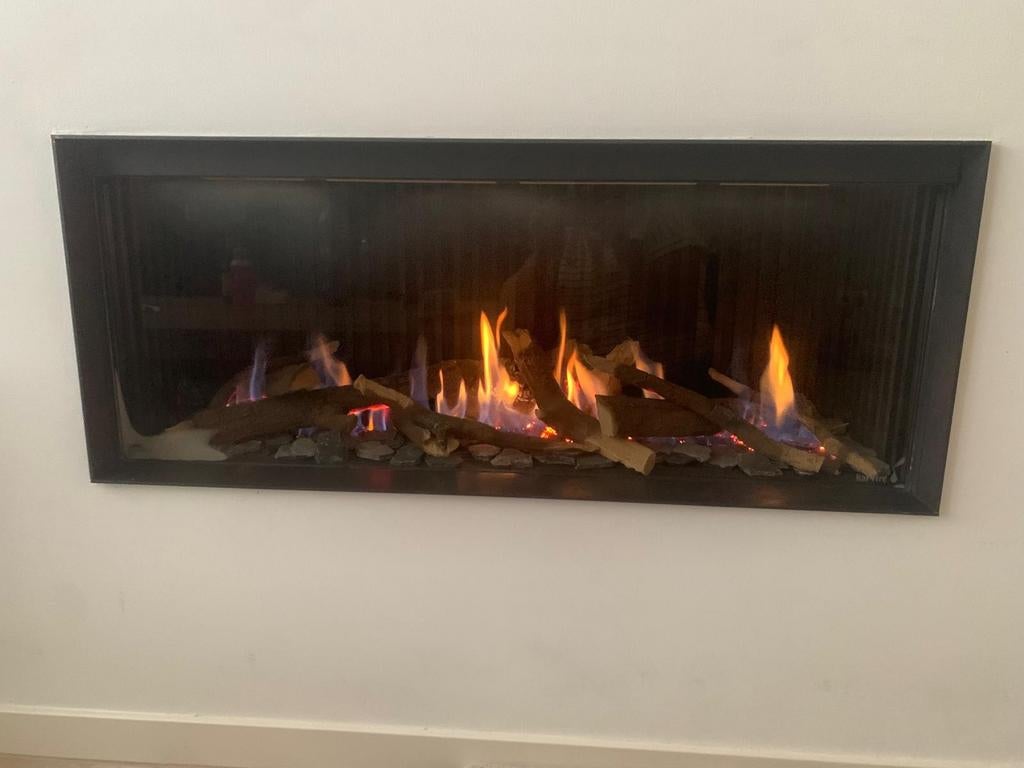 Kalfire gaskachel inbouwmodel met afstandsbediening, Ophalen, Gebruikt, Inbouwhaard, Gashaard