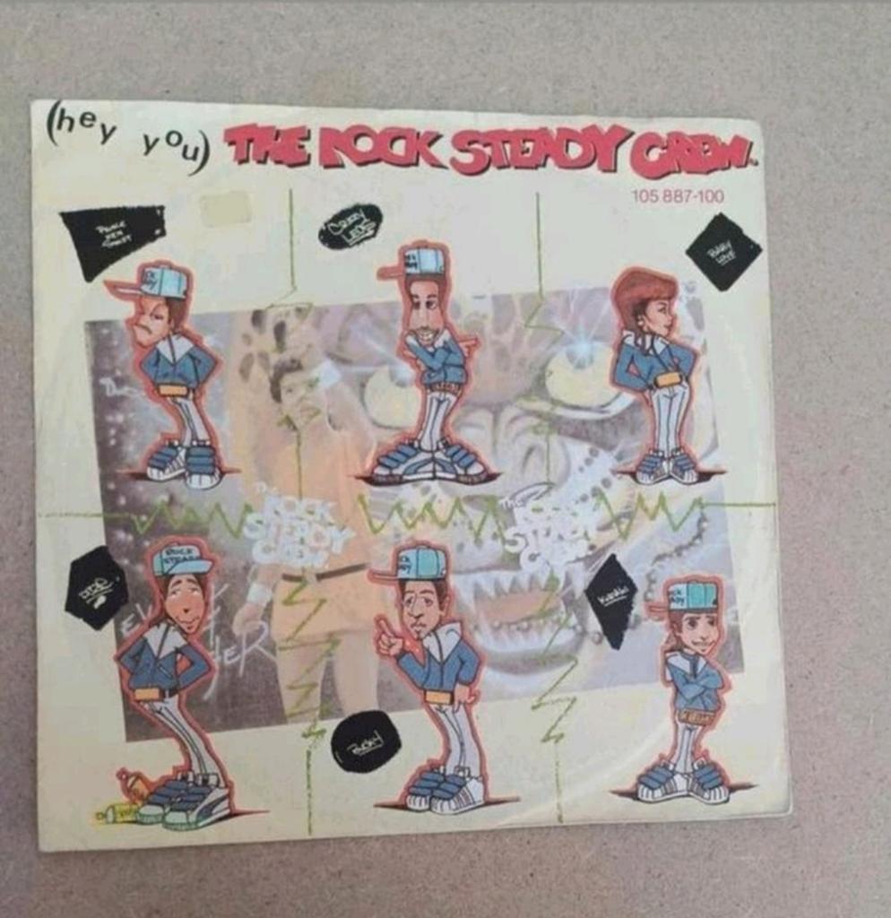 The Rock Steady Crew- (Hey You) The Rock Steady Crew, Cd's en Dvd's, Vinyl Singles, Beschermende buitenhoes, Ophalen of Verzenden