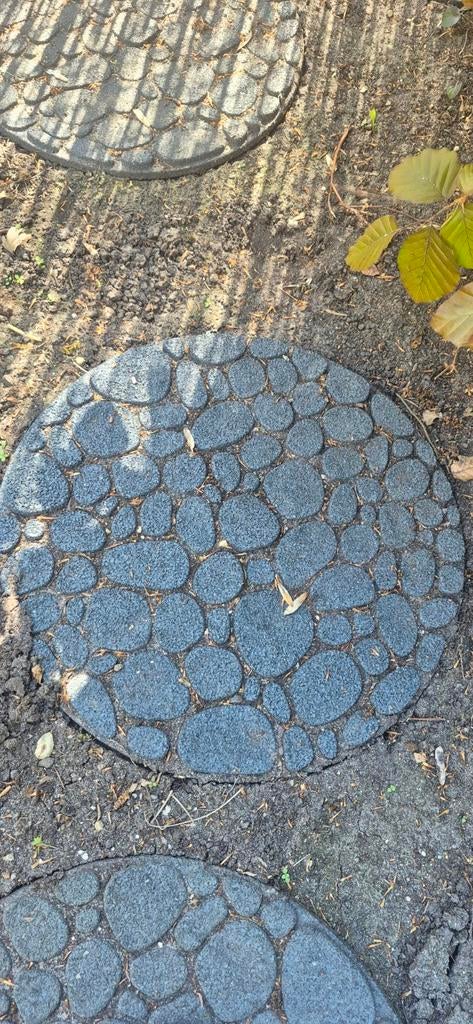 Staptegels 10 stuks, Ophalen, Zo goed als nieuw, Rubber, Overige typen