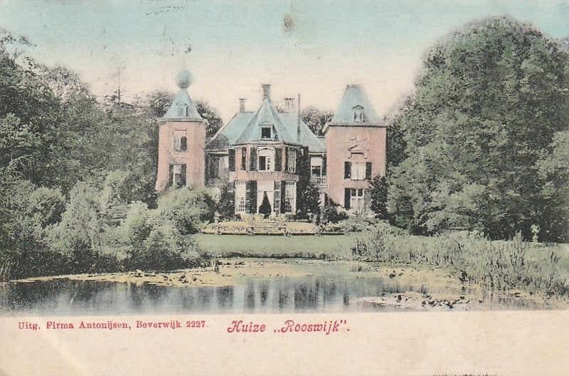 Velsen Velzen Huize Rooswijk 1907, Ophalen of Verzenden, Voor 1920, Gelopen, Noord-Holland