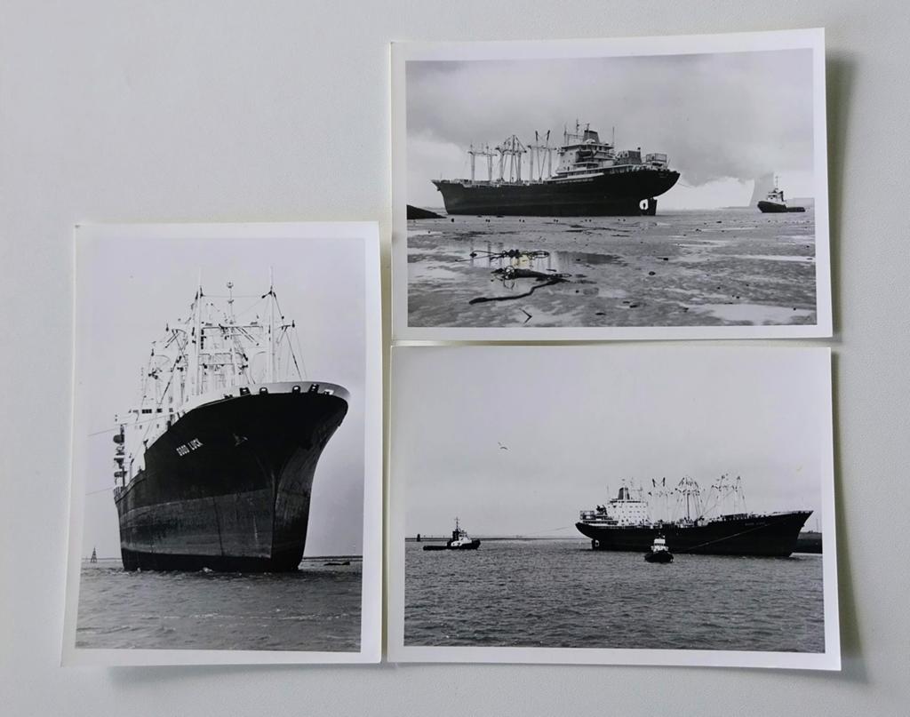 Stranding  Good Luck., Verzamelen, Scheepvaart, Ophalen of Verzenden, Kaart, Foto of Prent