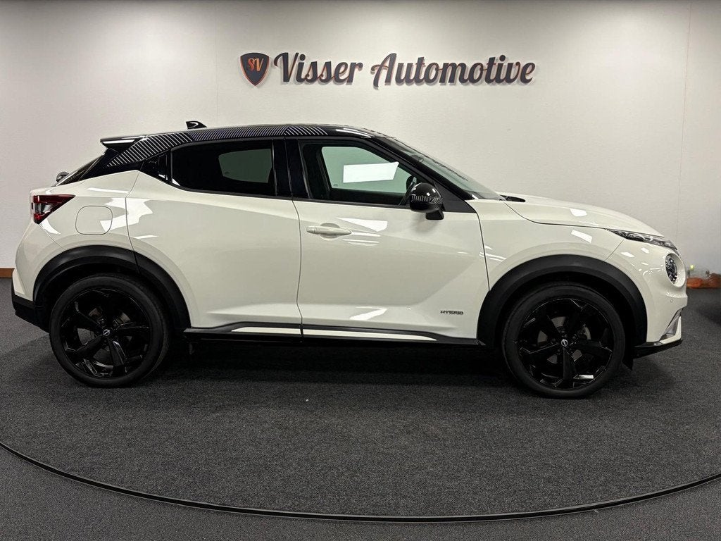 Nissan Juke 1.6 Hybrid N-Design*Winter-Pakket*Leder*Xenon*Cr, Auto's, Nissan, 94 pk, 1300 kg, 4 cilinders, Wit