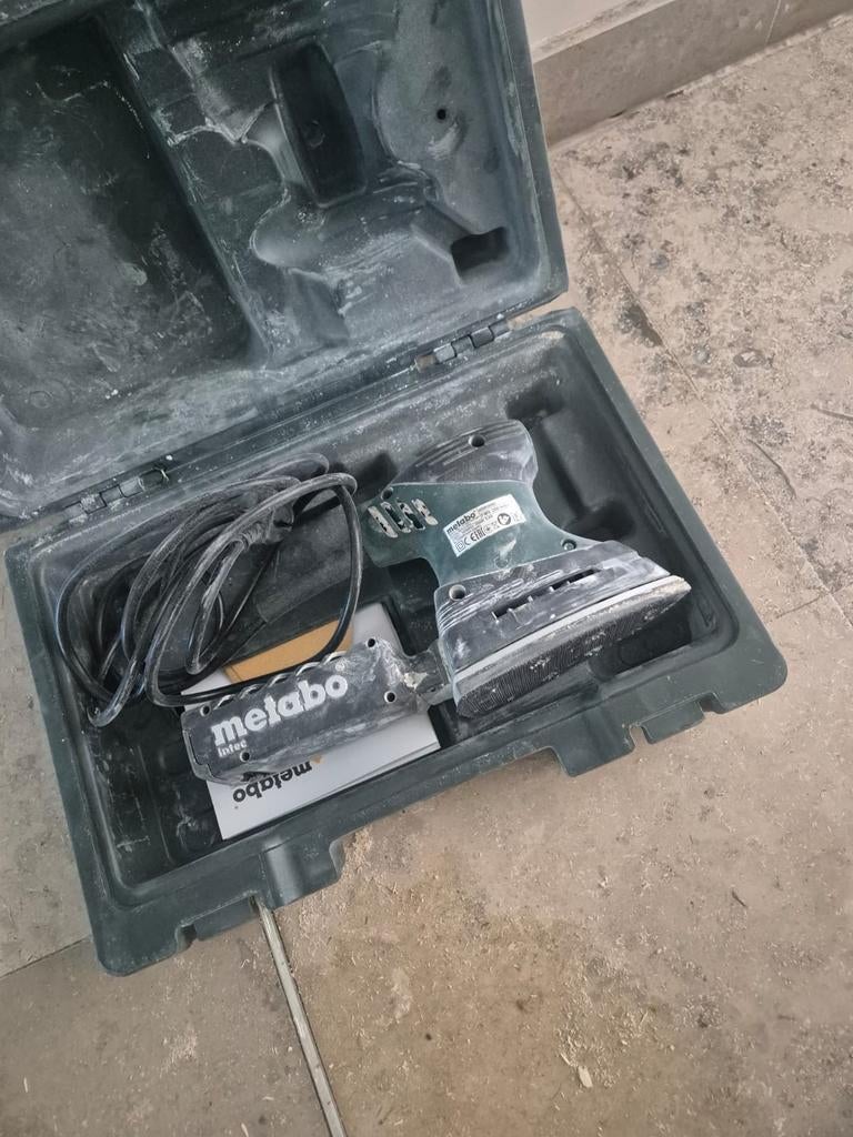 Metabo EMS 200 Intec Vlakschuurmachine met Koffer, Doe-het-zelf en Verbouw, Ophalen of Verzenden