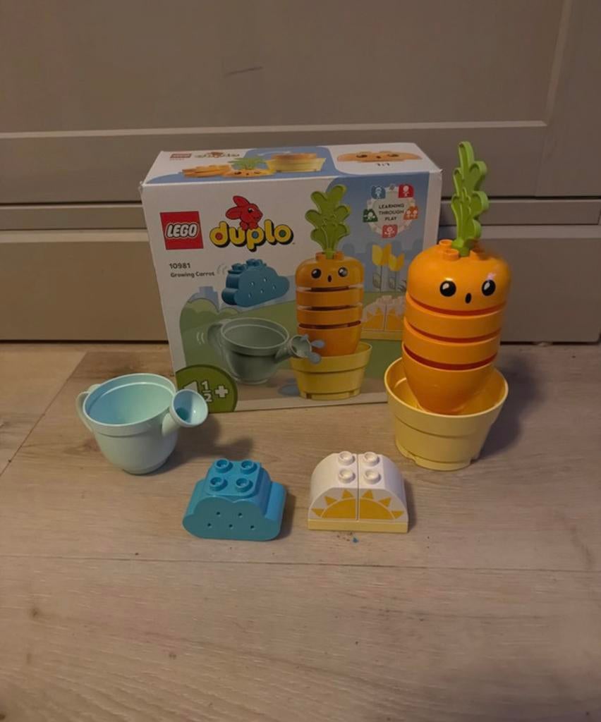 Duplo Growing Carrot  Compleet, Overige thema's, Ophalen of Verzenden, Zo goed als nieuw, Duplo