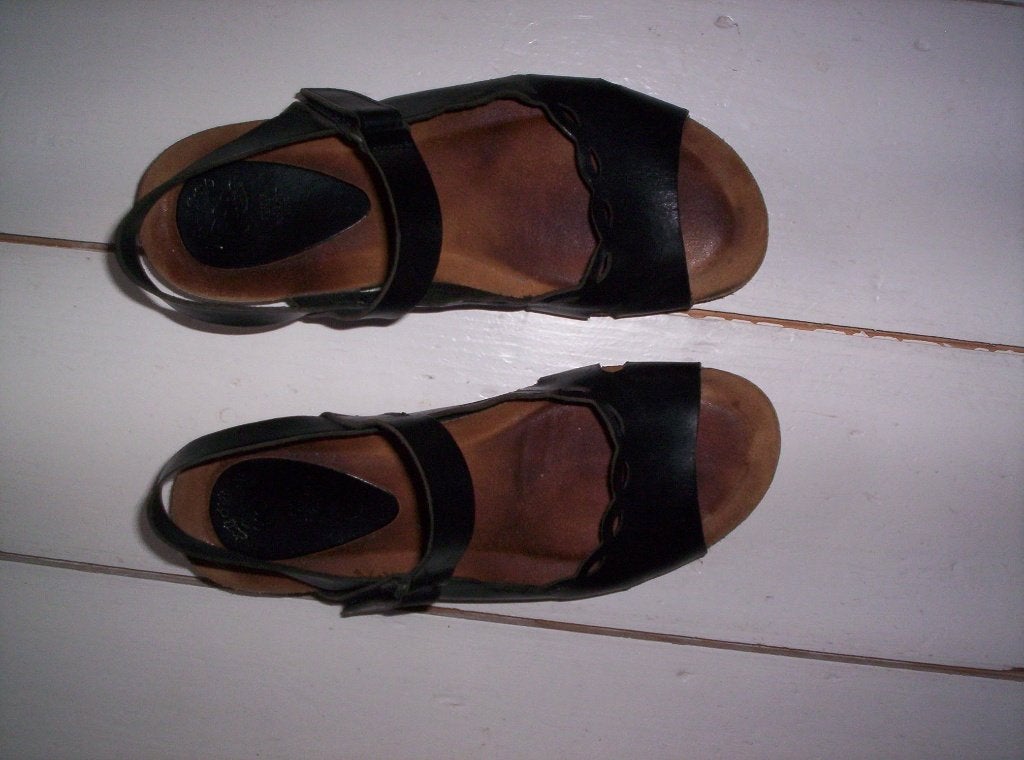 SANDAALTJES zwart maat 38/39 van HEE, Zwart, Zo goed als nieuw, Hee, Sandalen of Muiltjes