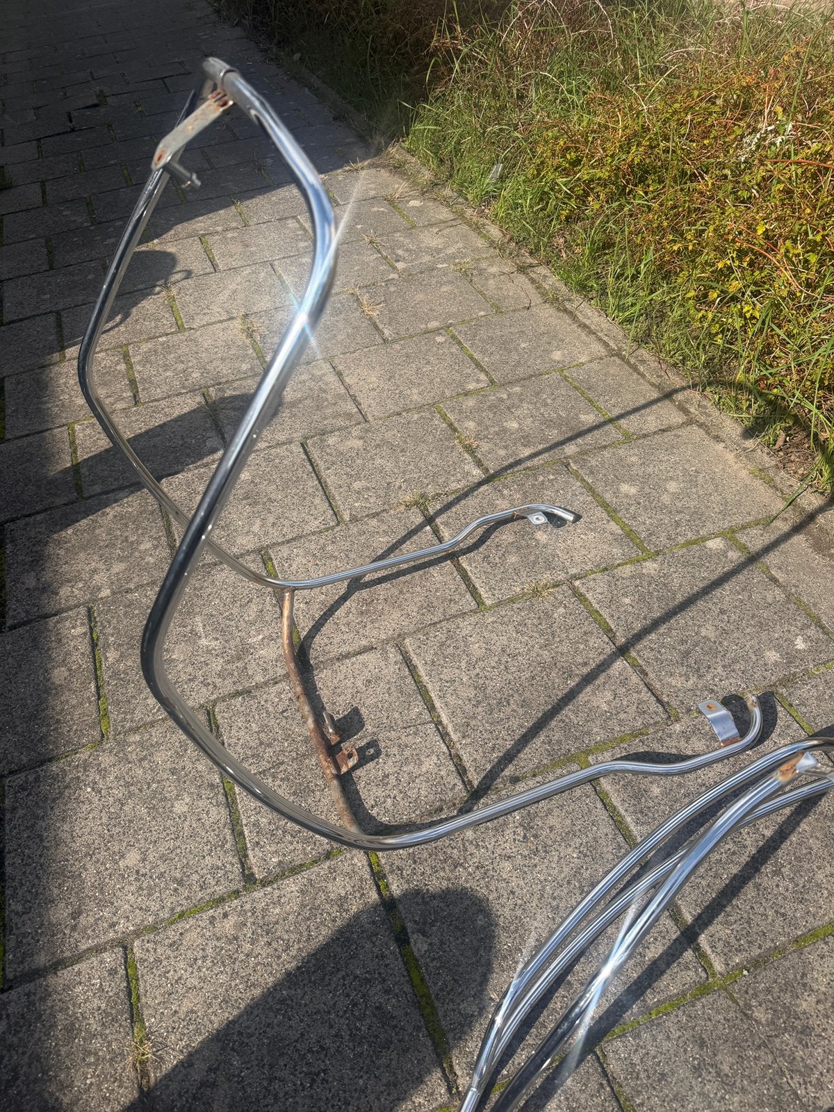 Vespa sprint beugels chrome origineel., Ophalen of Verzenden, Zo goed als nieuw, Overige typen