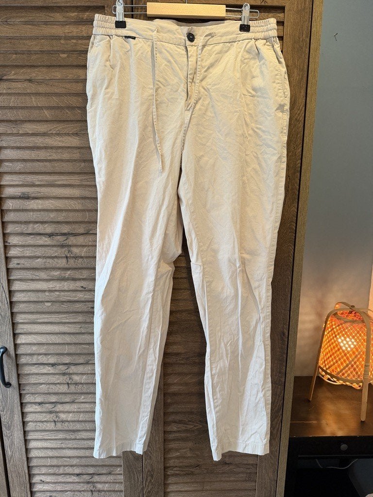 Mr Marvis The Easy Chinos beige (Gazette) W33 L32, Kleding | Heren, Verzenden, Gedragen, Maat 48/50 (M), Beige