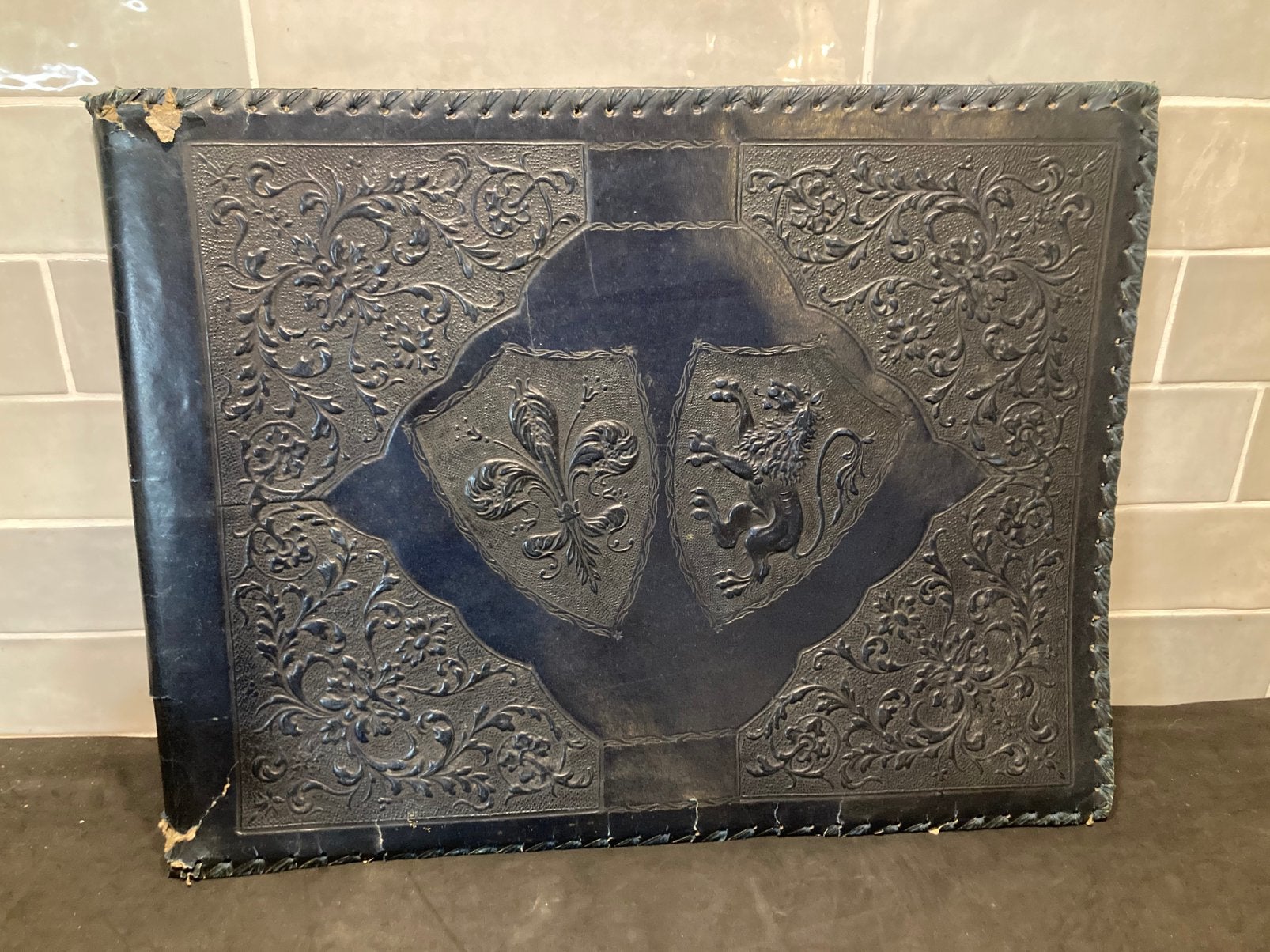 Antiek fotoalbum (041225), Ophalen of Verzenden, Gebruikt
