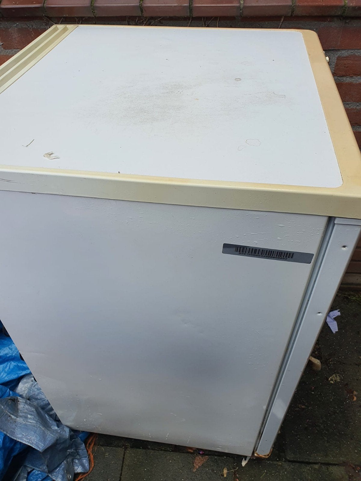 Vrijstaand diepvries, Witgoed en Apparatuur, Vriezers en Diepvrieskisten, Gebruikt, 120 tot 140 cm, Ophalen, Vrieskast