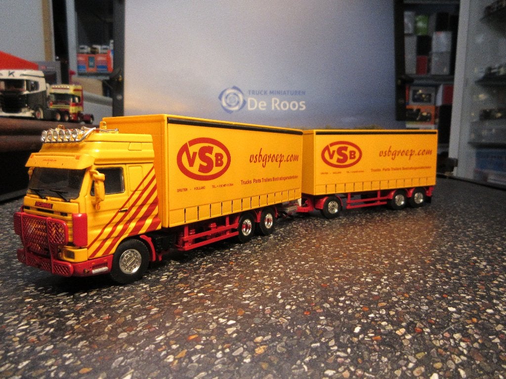 WSI Scania 143 combi VSB groep met certificaat, Ophalen of Verzenden, Nieuw, Bus of Vrachtwagen, Wsi