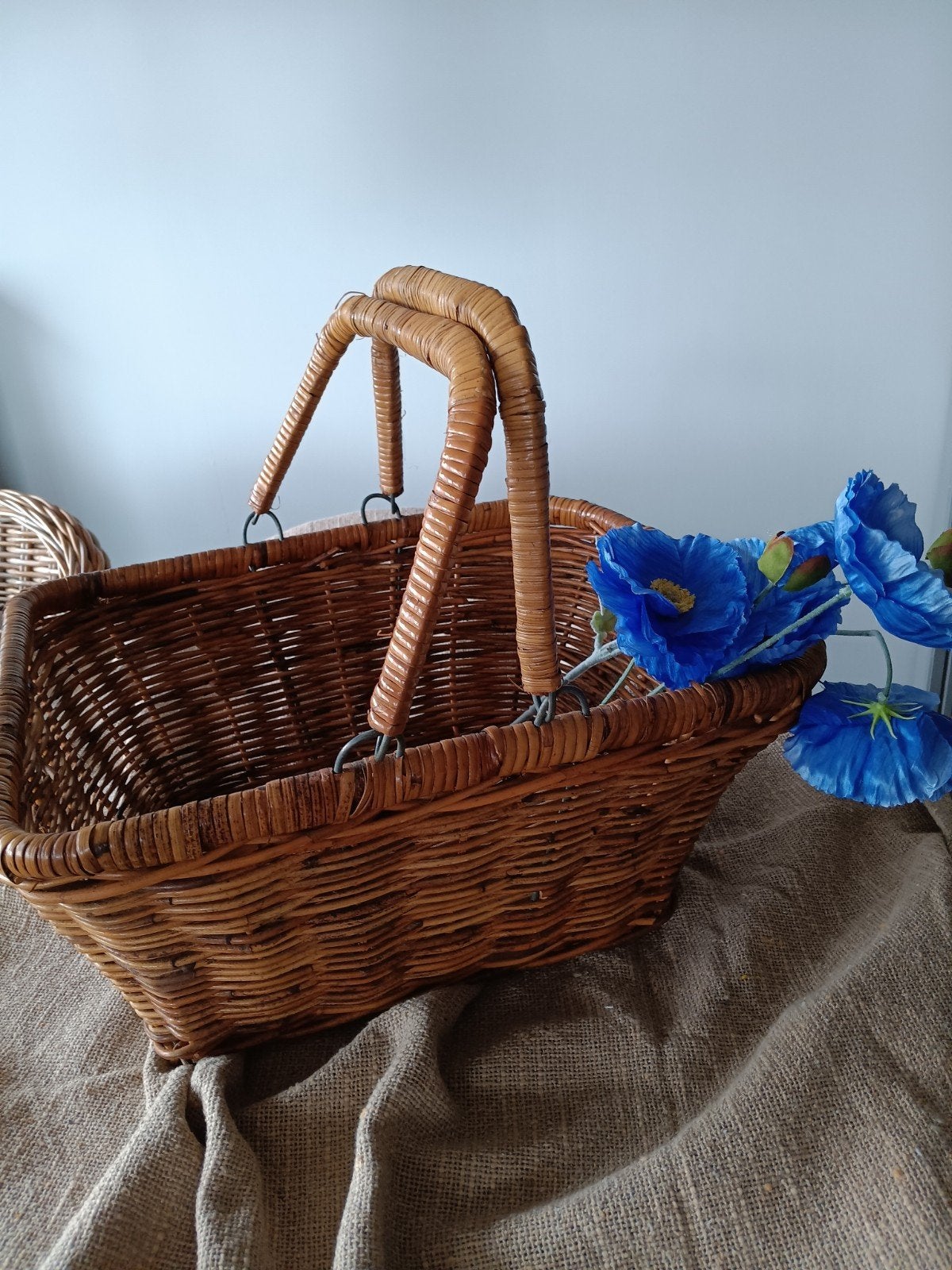 Brocante bakkersmand, Ophalen of Verzenden