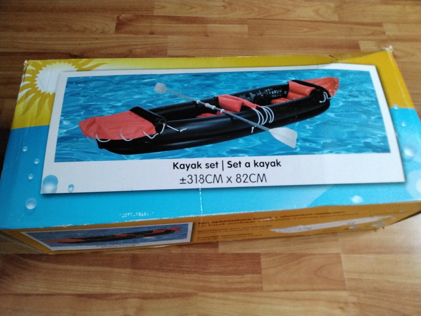 nieuw in doos..opblaasbare kayak 2 pers., Watersport en Boten, Kajaks, Ophalen, Opblaasbaar, Nieuw, 2-persoons